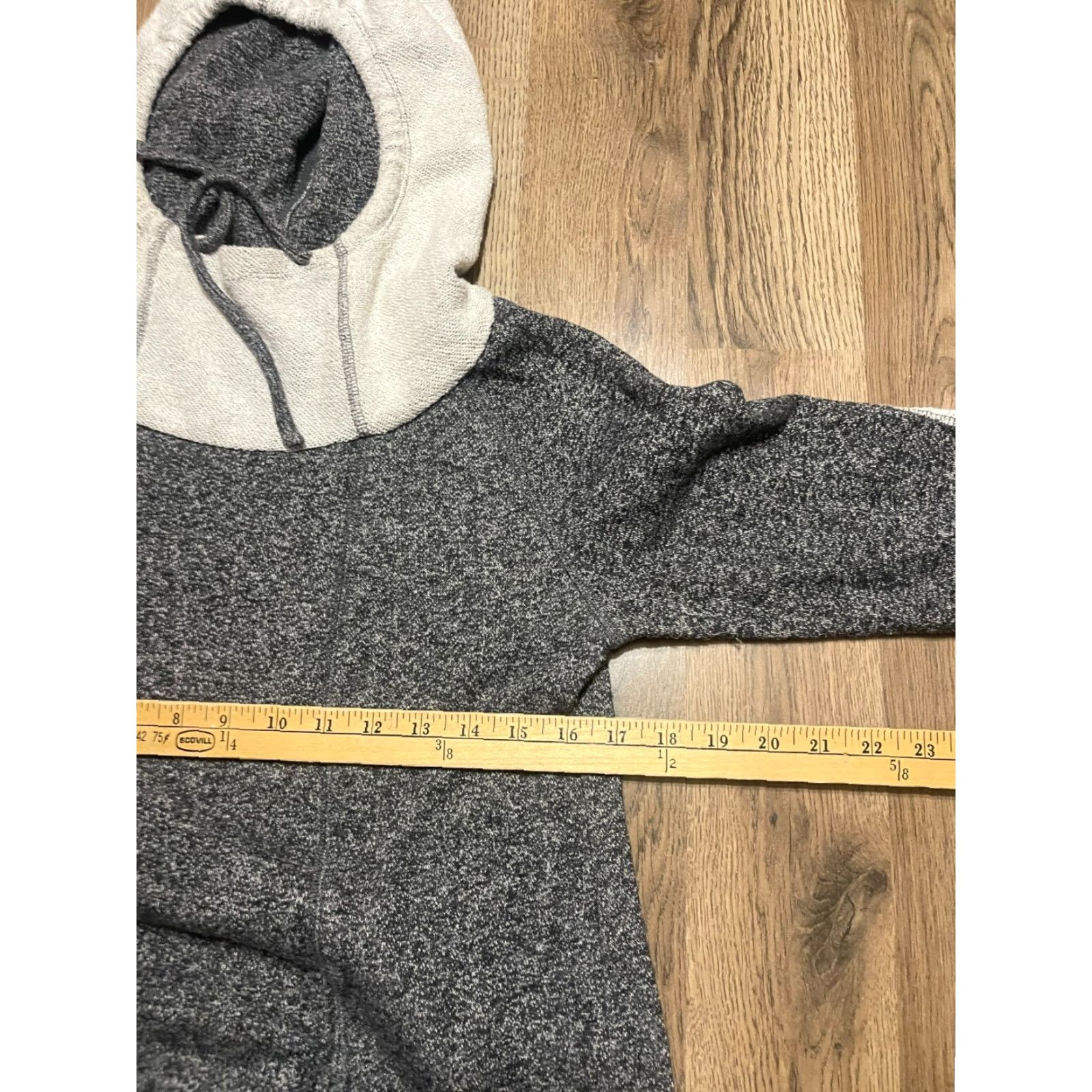 Vintage MOMO Hoodie Women's Maternity Small Gray Black Pullover Long Sleeve Size S / US 4 / IT 40 - 5 Thumbnail