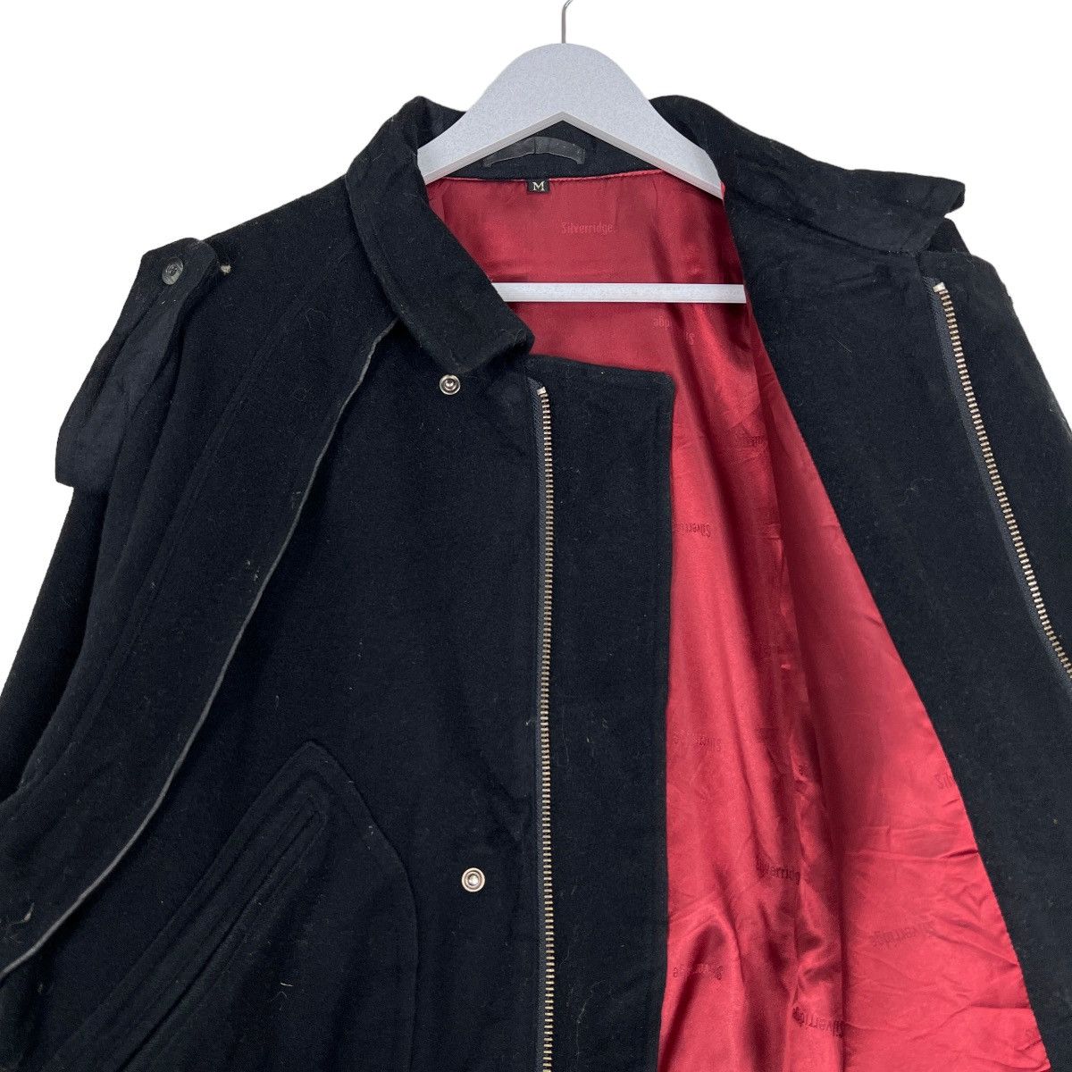 Issey Miyake 🔥 Vintage Silverridge Wool Police Bomber Jacket Size US M / EU 48-50 / 2 - 11 Thumbnail
