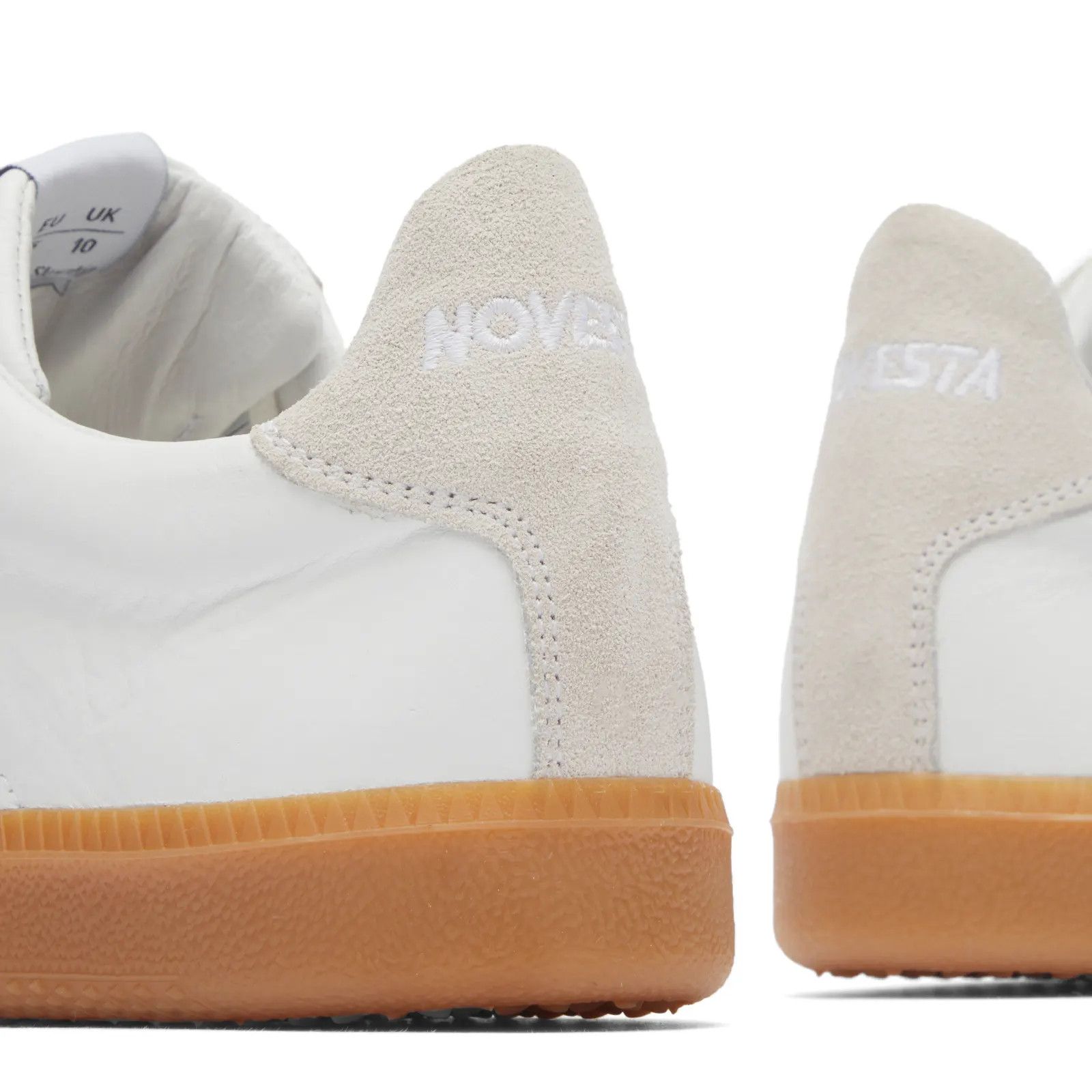 Novesta Novesta GAT Leather Court Sneaker White Gum US 9 EU 42 Size US 9 / EU 42 - 4 Thumbnail