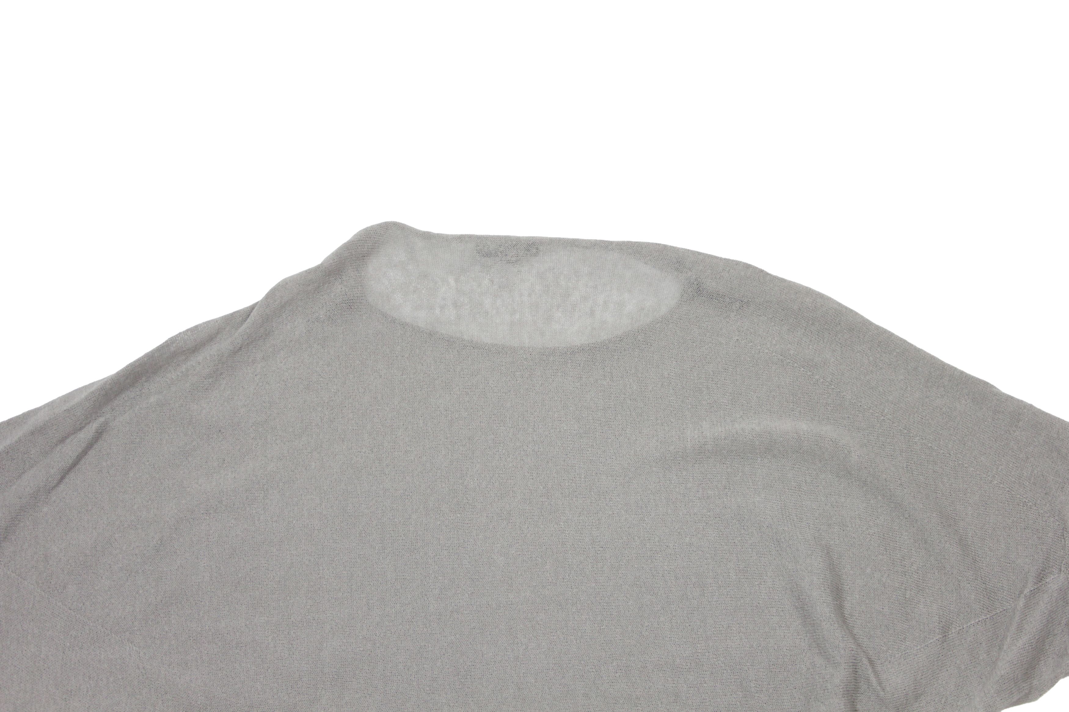 OSKA Linen Mesh Avant Garde Battwings Knit Sweater Size S / US 4 / IT 40 - 4 Thumbnail