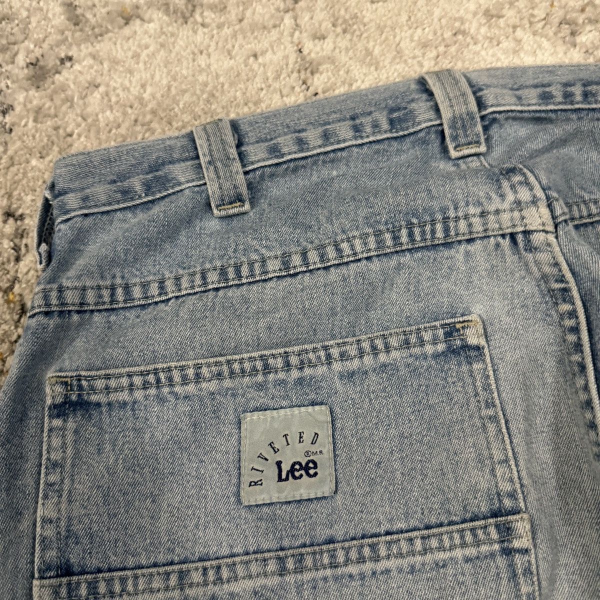 JNCO × Lee × Vintage Vintage 90s Lee baggy faded cargo JNCO style jeans Size US 36 / EU 52 - 4 Thumbnail