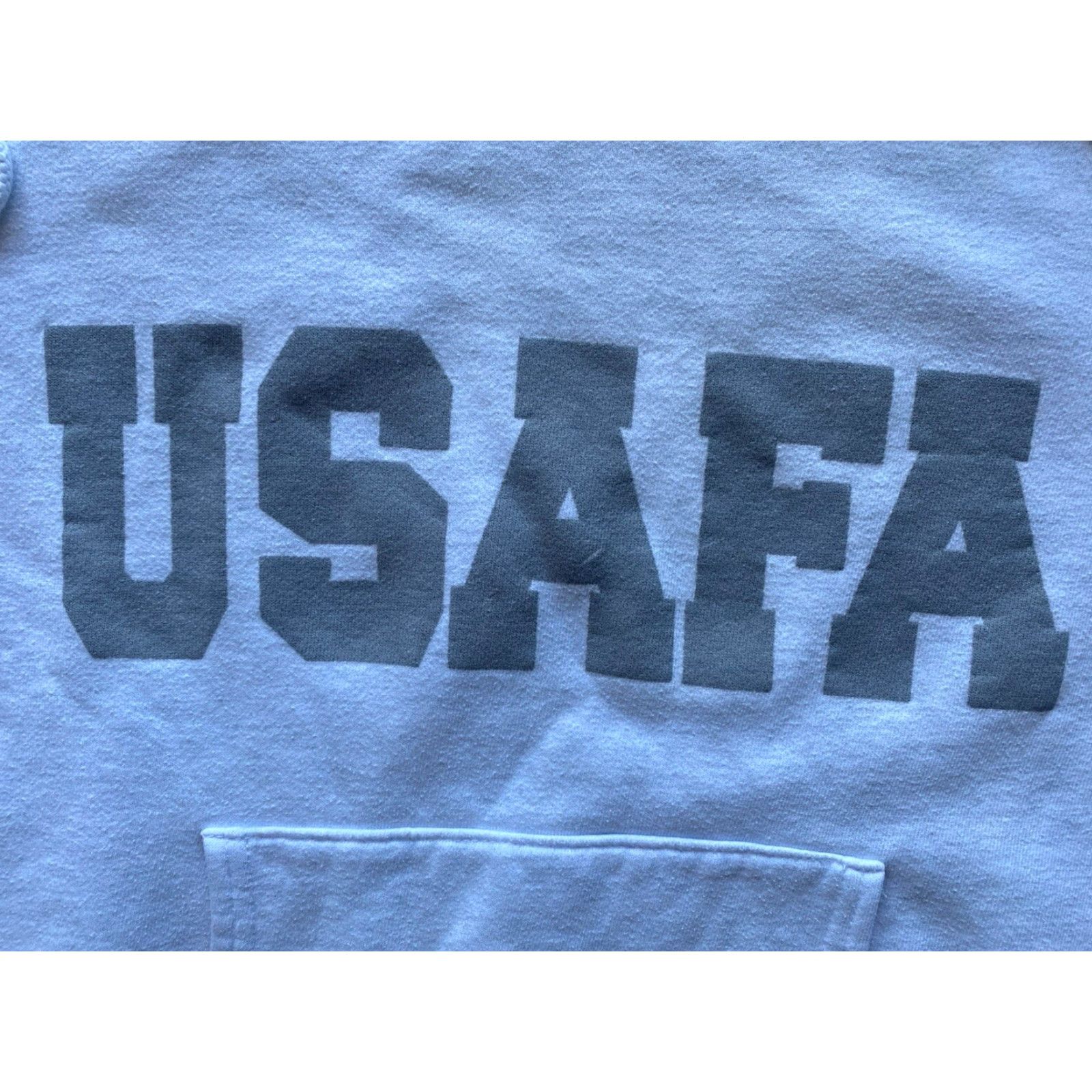 Vintage VINTAGE USAFA Heart And Core Hoodie Made In USA Mens XS Gray Pullover Heart USA Vintage Men's XS Gray Hoodie Size US XS / EU 42 / 0 - 6 Thumbnail