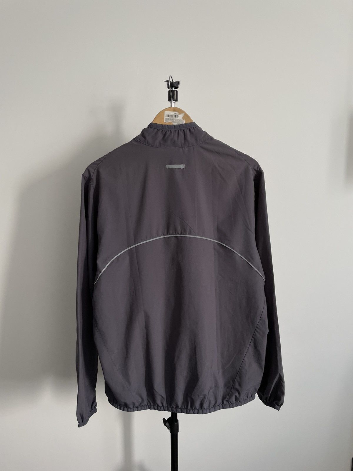 Nike Vintage 00’s Nike Y2K Gray Track Jacket Swoosh RARE Size US S / EU 44-46 / 1 - 2 Thumbnail