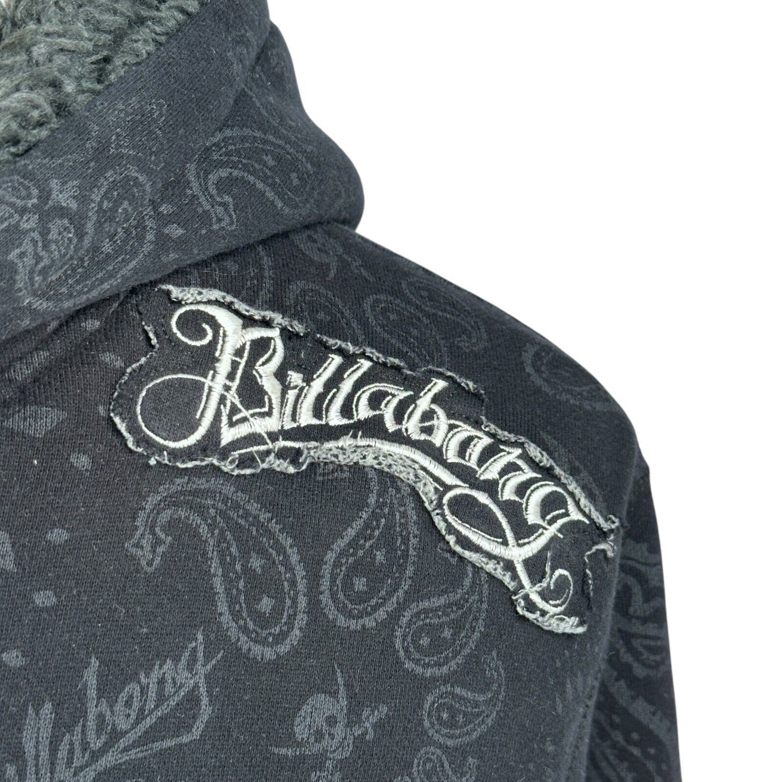 Billabong Billabong Hoodie Men’s XL Black Skull Paisley AOP Zip Y2K Size US XL / EU 56 / 4 - 4 Thumbnail