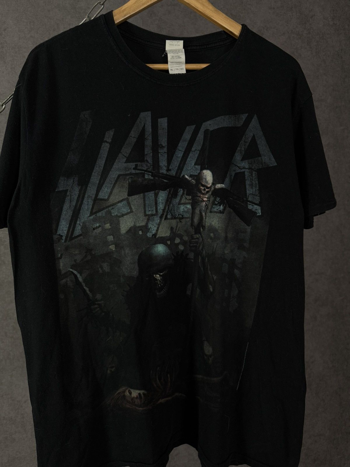 Band Tees Slayer rock band tee Size US XL / EU 56 / 4 - 3 Thumbnail