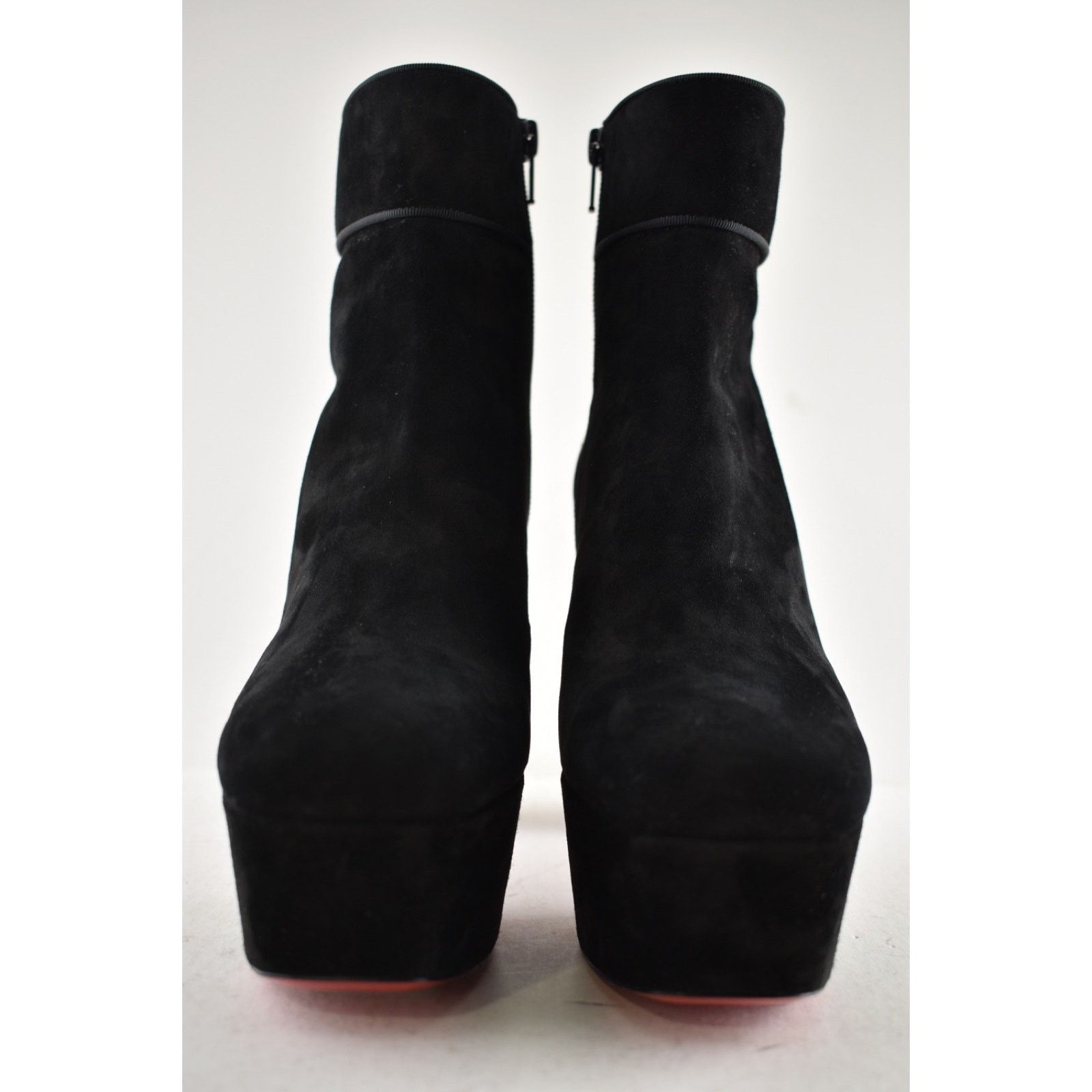 Christian Louboutin Christian Louboutin Protorlato 110 Black Suede Platform Size US 7 / IT 37 - 7 Thumbnail