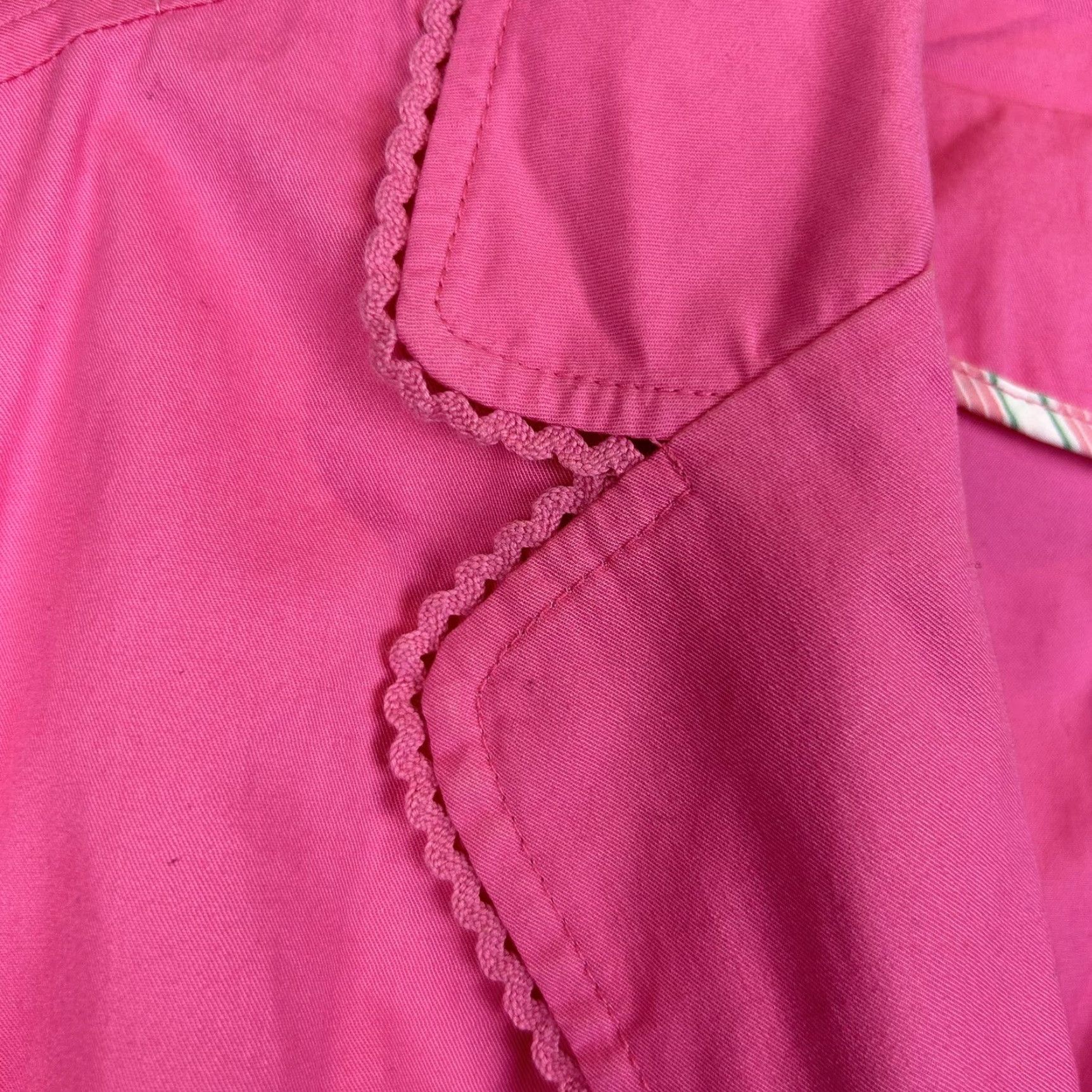Vintage L.L. Bean Jacket Women 20 Plus Cotton Pink | Solid Button-Front Basic Jacket | Vintage? No Size 3XL / US 20-22 - 7 Thumbnail