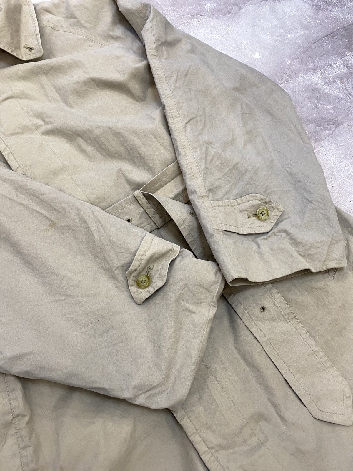 Burberry 90s Vintage Burberrys Prorsum Nova Check Trench Coat Belted Size US XL / EU 56 / 4 - 8 Thumbnail