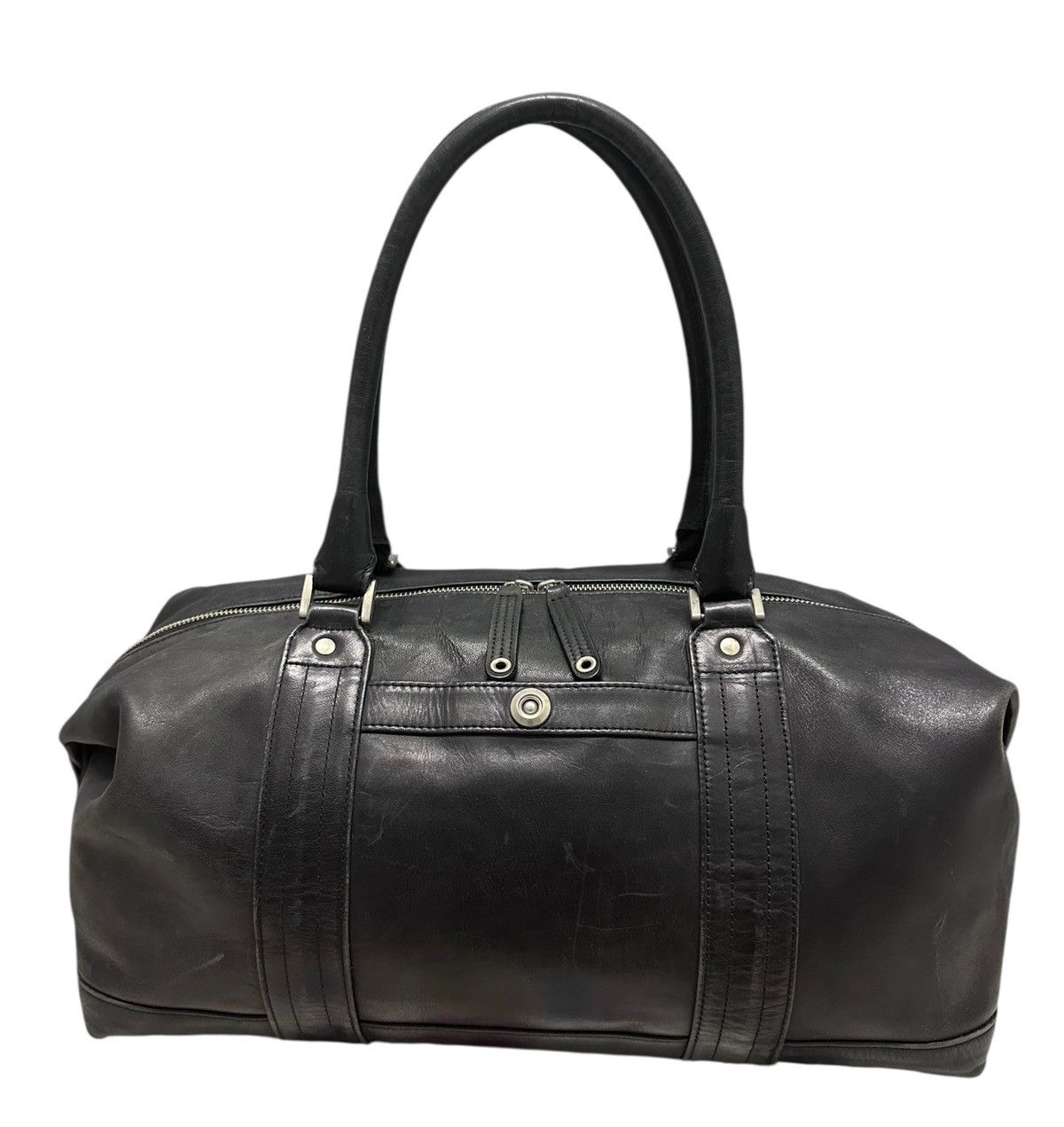 MasterPiece 🇯🇵 Masterpiece Japan Horse Leather Overnight Bag Duffle Bag Size ONE SIZE - 1 Thumbnail