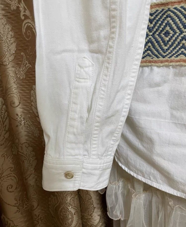 Visvim VISVIM Knitted Pattern Splicing Long Sleeve Shirt Size US M / EU 48-50 / 2 - 6 Thumbnail