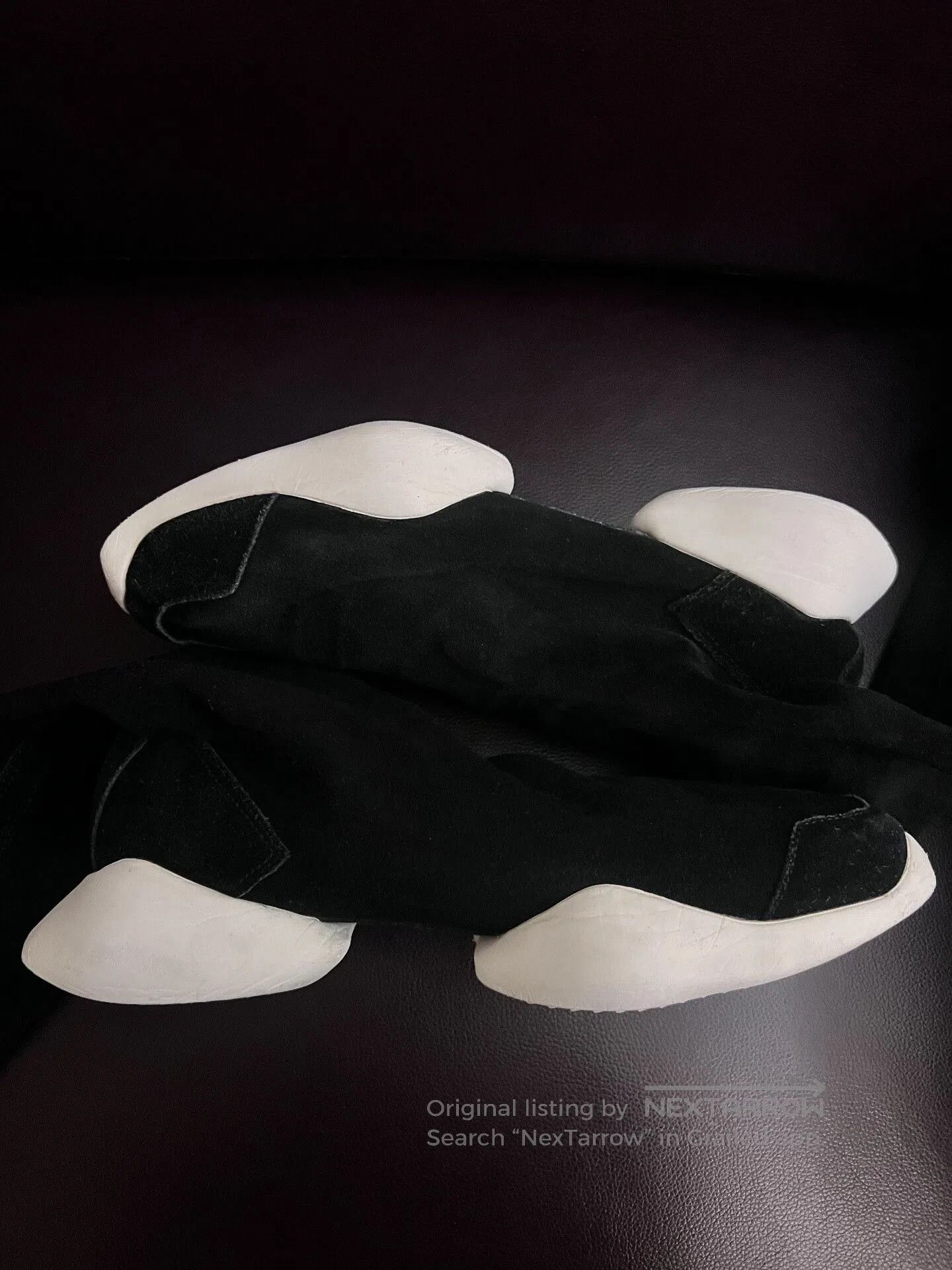 Rick Owens Rick Owens Black Suede Knee-High Boots. Size US 12 / EU 45 - 3 Thumbnail