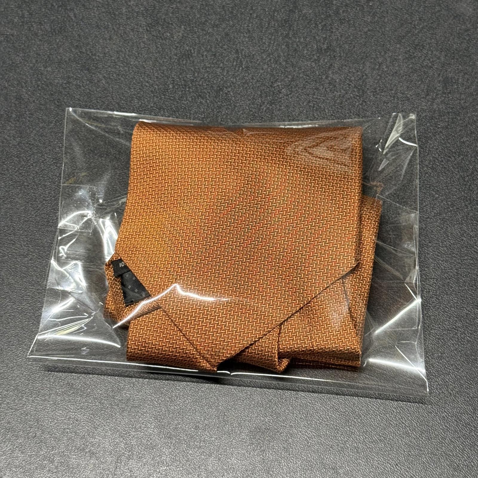 Giuseppe Zanotti Vtg Zianetti 100% Silk Orange Italian Made Neck Tie NWT Size ONE SIZE - 9 Thumbnail