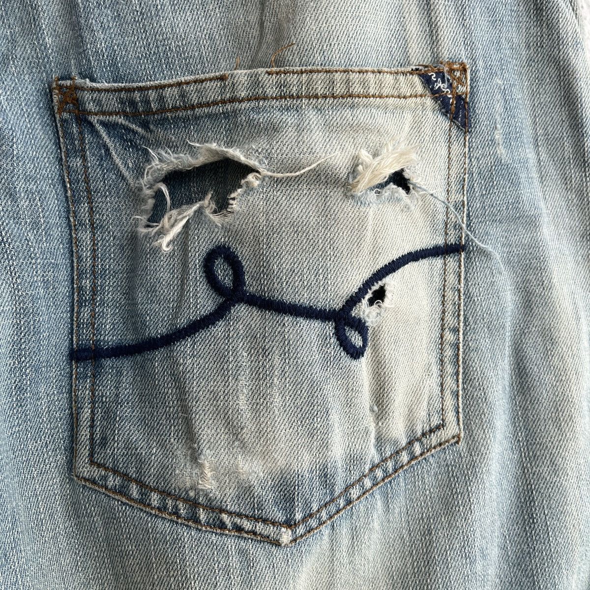 LRG Vintage LRG Streetwear Skateboard Denim Baggy Jeans Size US 36 / EU 52 - 13 Thumbnail