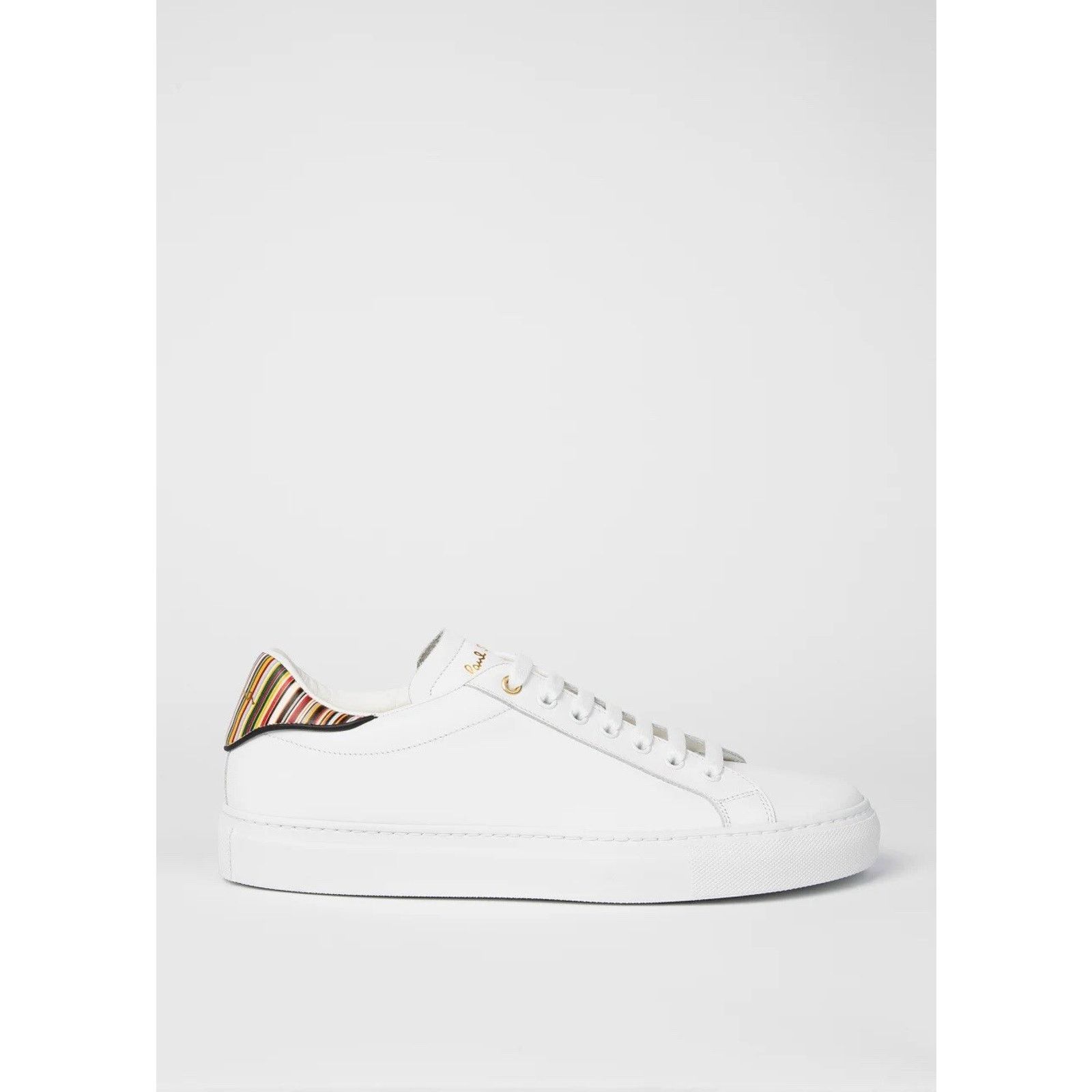 Paul Smith NWT $475 PAUL SMITH Leather MultiStripe Sneakers UK 7/US 8 Size US 7 / EU 40 - 6 Thumbnail