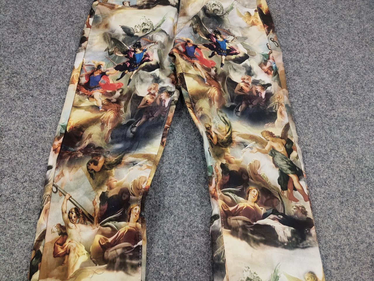 Vintage Vintage Design with angel Renaissance print pants Y2K Style Size US 34 / EU 50 - 9 Thumbnail