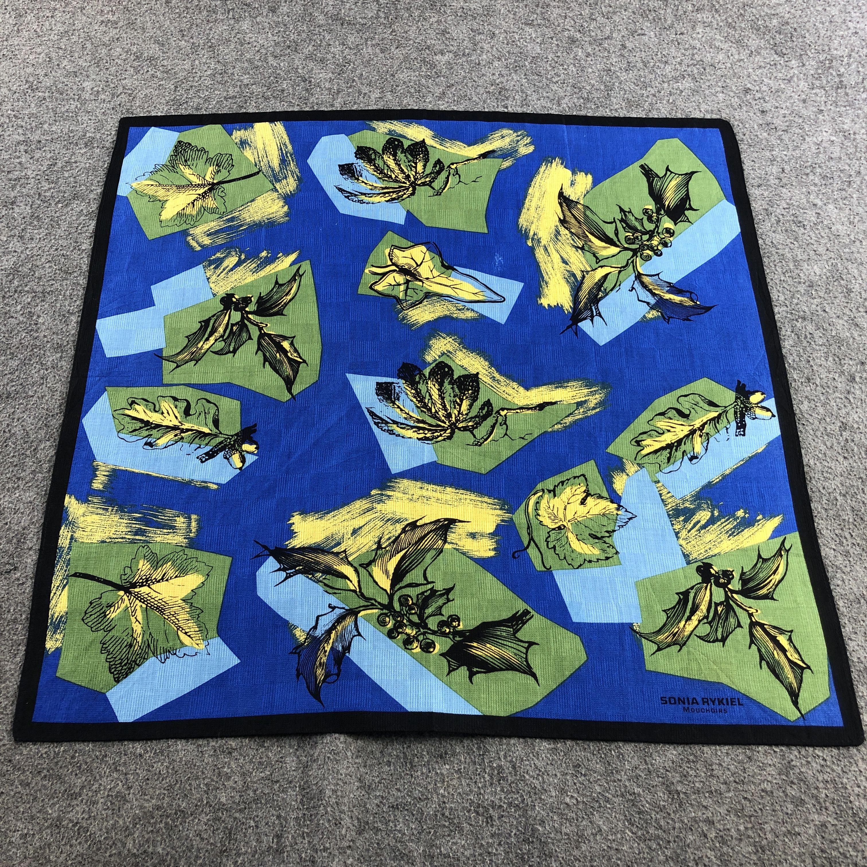 Sonia Rykiel × Vintage Sonia Rykiel Handkerchief Neckerchief Bandana H2707 Size ONE SIZE - 2 Thumbnail