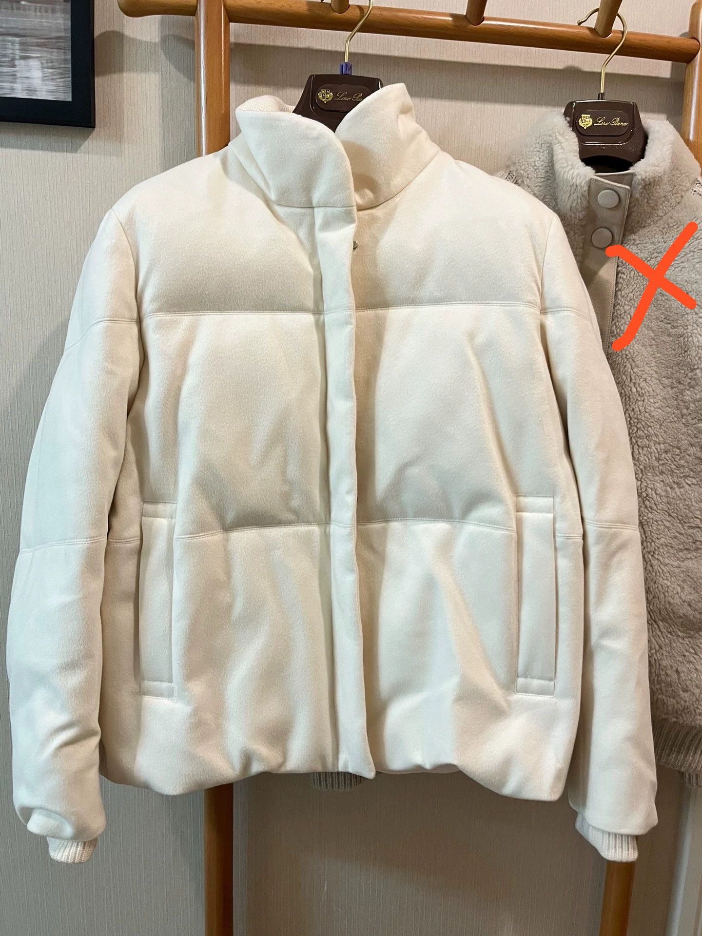 Loro Piana Loro Piana White Cashmere Down Coat - dmc Size US M / EU 48-50 / 2 - 1 Thumbnail