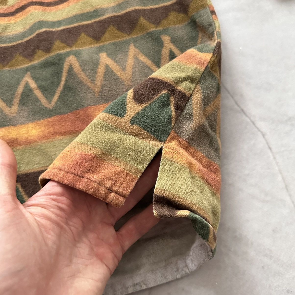 Filson × Levi's 90s Levi’s Vintage Flannel Aztec Shirt Pendleton RRL Vibe Size US L / EU 52-54 / 3 - 7 Thumbnail