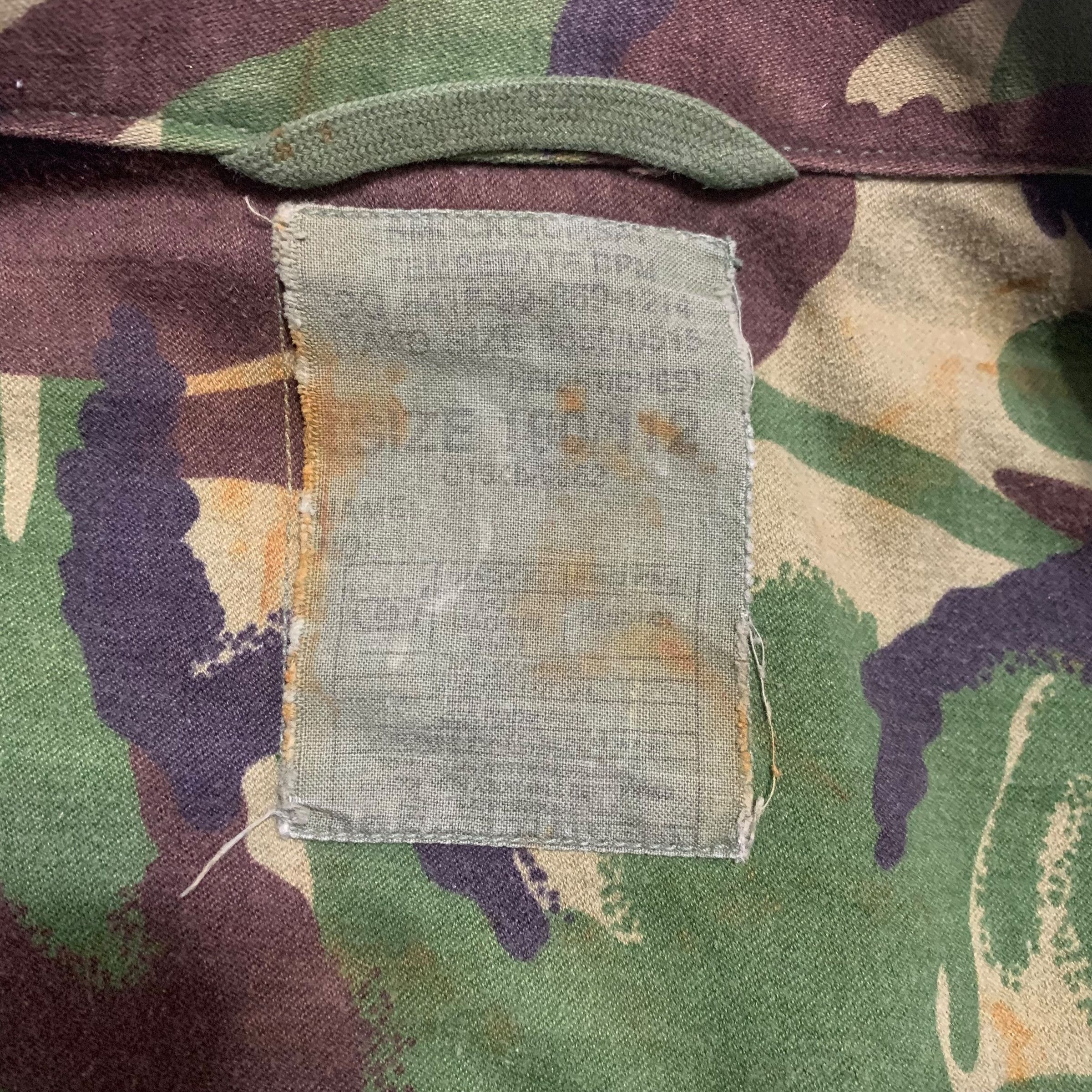 Vintage True Vintage 60s Smock Combat Camouflage Army Jacket Size US XL / EU 56 / 4 - 9 Thumbnail