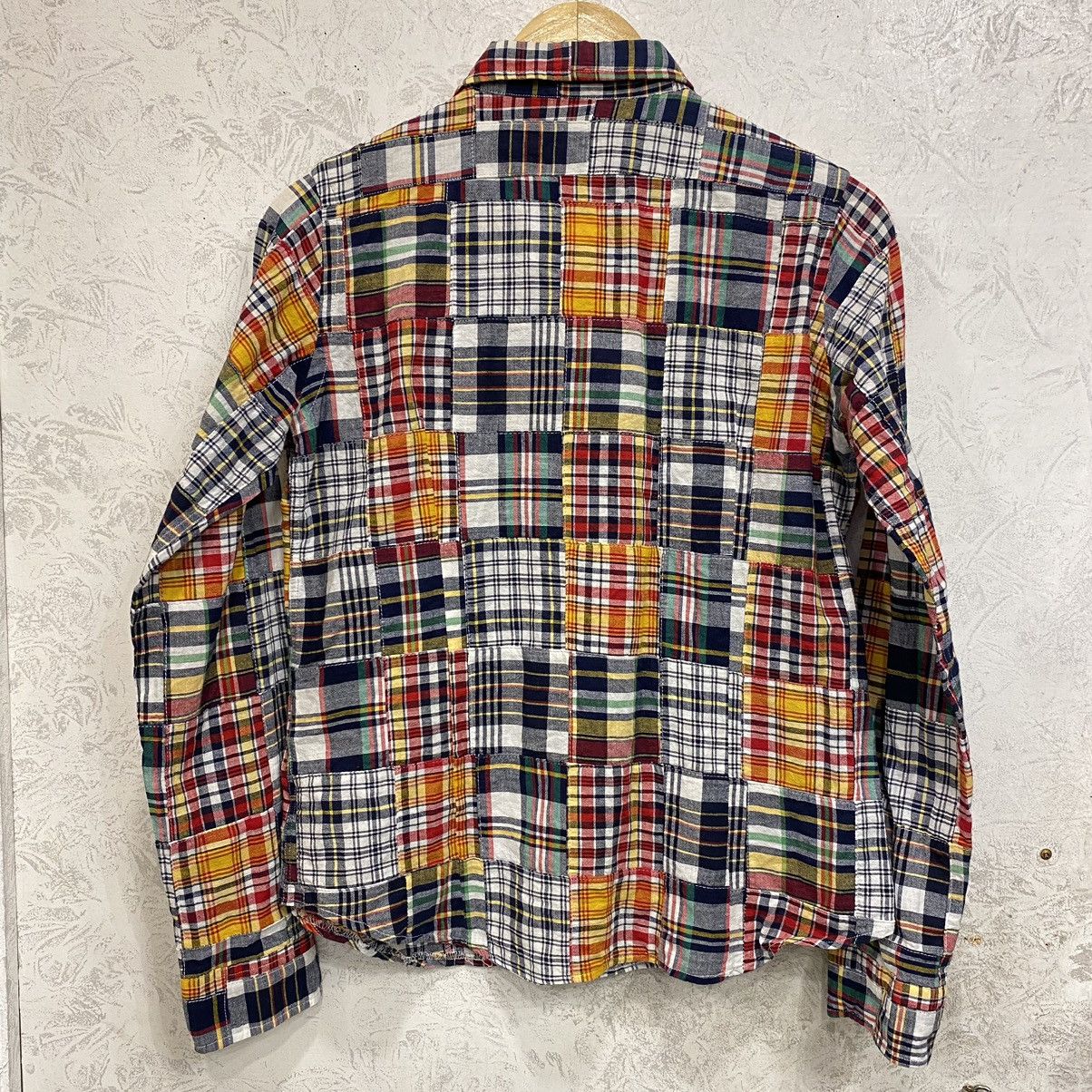 Bape Bape Point Logo Dark Patchwork L/S Shirt Size S / US 4 / IT 40 - 2 Thumbnail