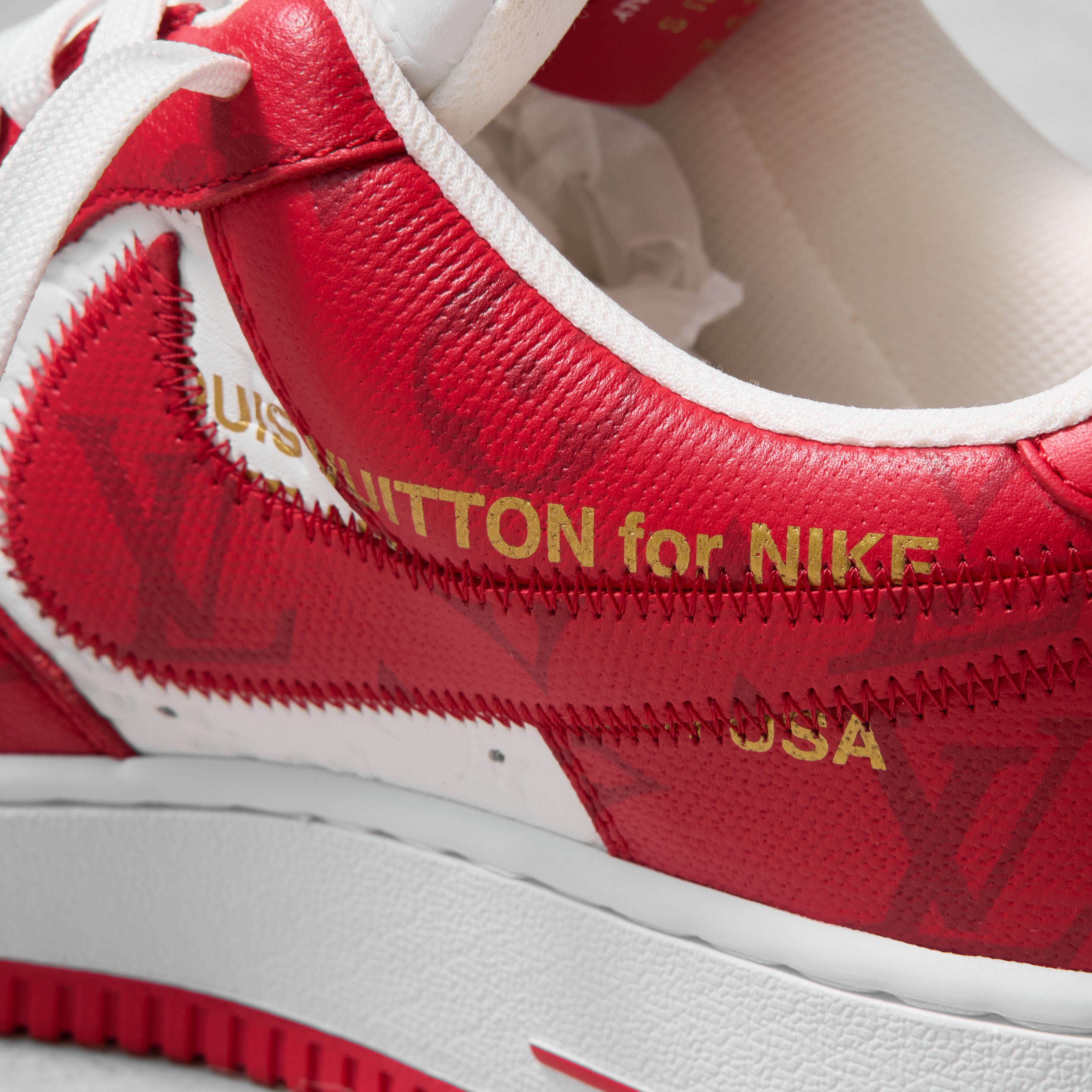 Louis Vuitton LOUIS VUITTON X NIKE AIR FORCE 1 Size US 6.5 / EU 39-40 - 9 Thumbnail