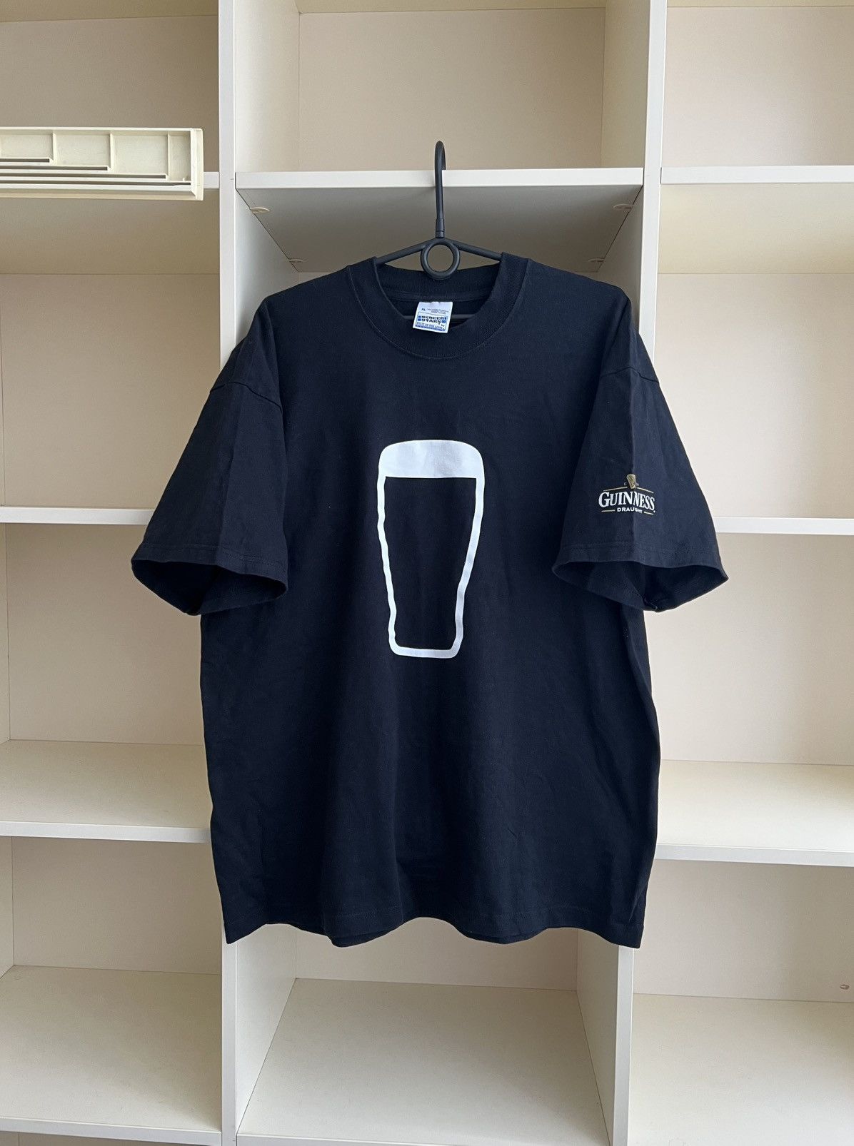 Vintage Vintage 90s Guinness Draught T-Shirt Tee Screen Stars Size US XL / EU 56 / 4 - 1 Thumbnail