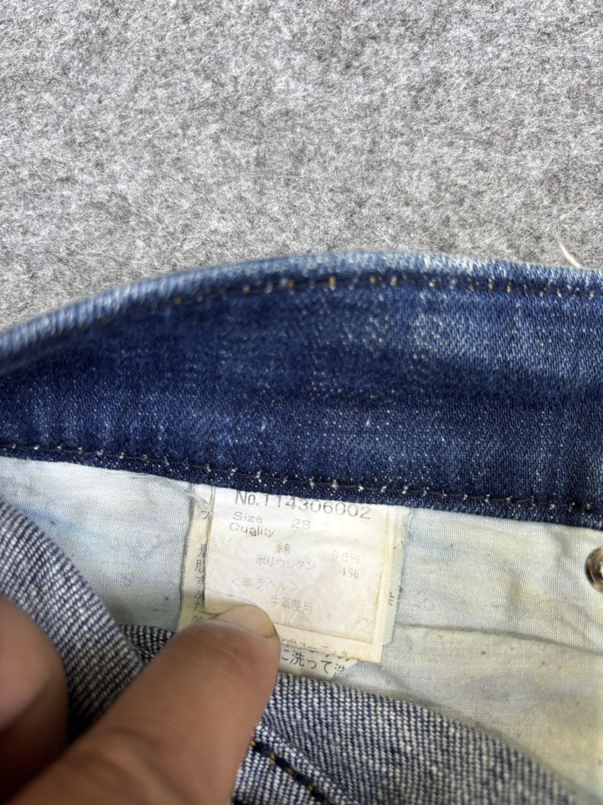 Japanese Brand Xfrm Japan Punk Skull Street Denim F744 Size US 28 / EU 44 - 19 Thumbnail