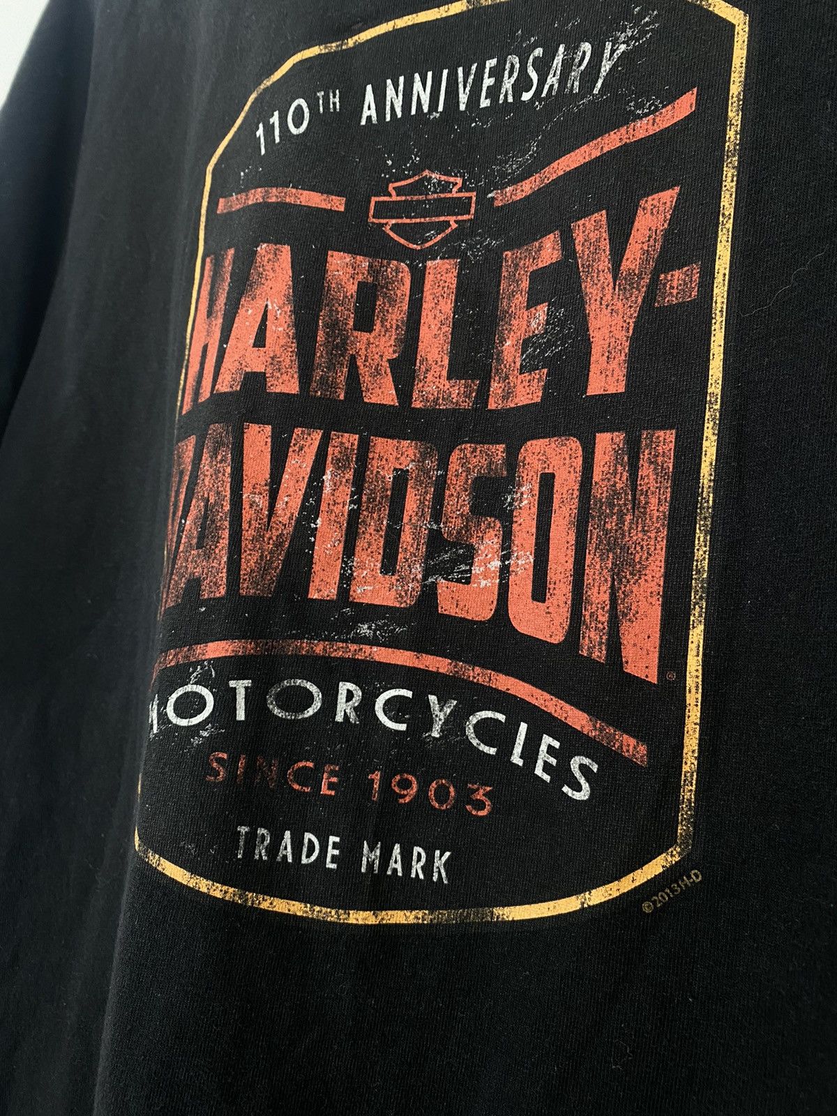 Band Tees Harley Davidson Moscow Russia XL Tee 2013 vintage t-shirt Size US XL / EU 56 / 4 - 6 Thumbnail