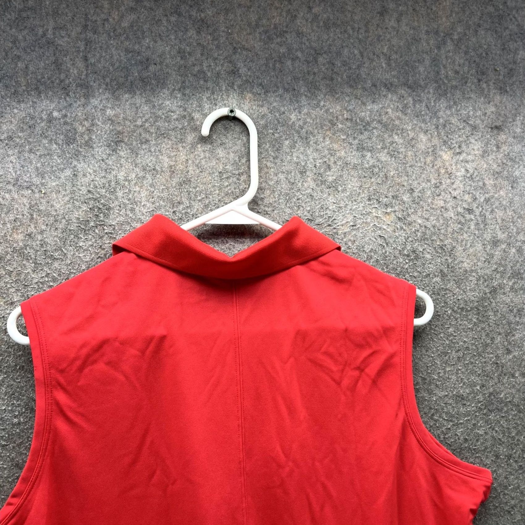 Nike Nike Golf Dri-FIT Polo Shirt Womens XL Red Sleeveless Golf Top 508293-694 Size XL / US 12-14 / IT 48-50 - 5 Thumbnail