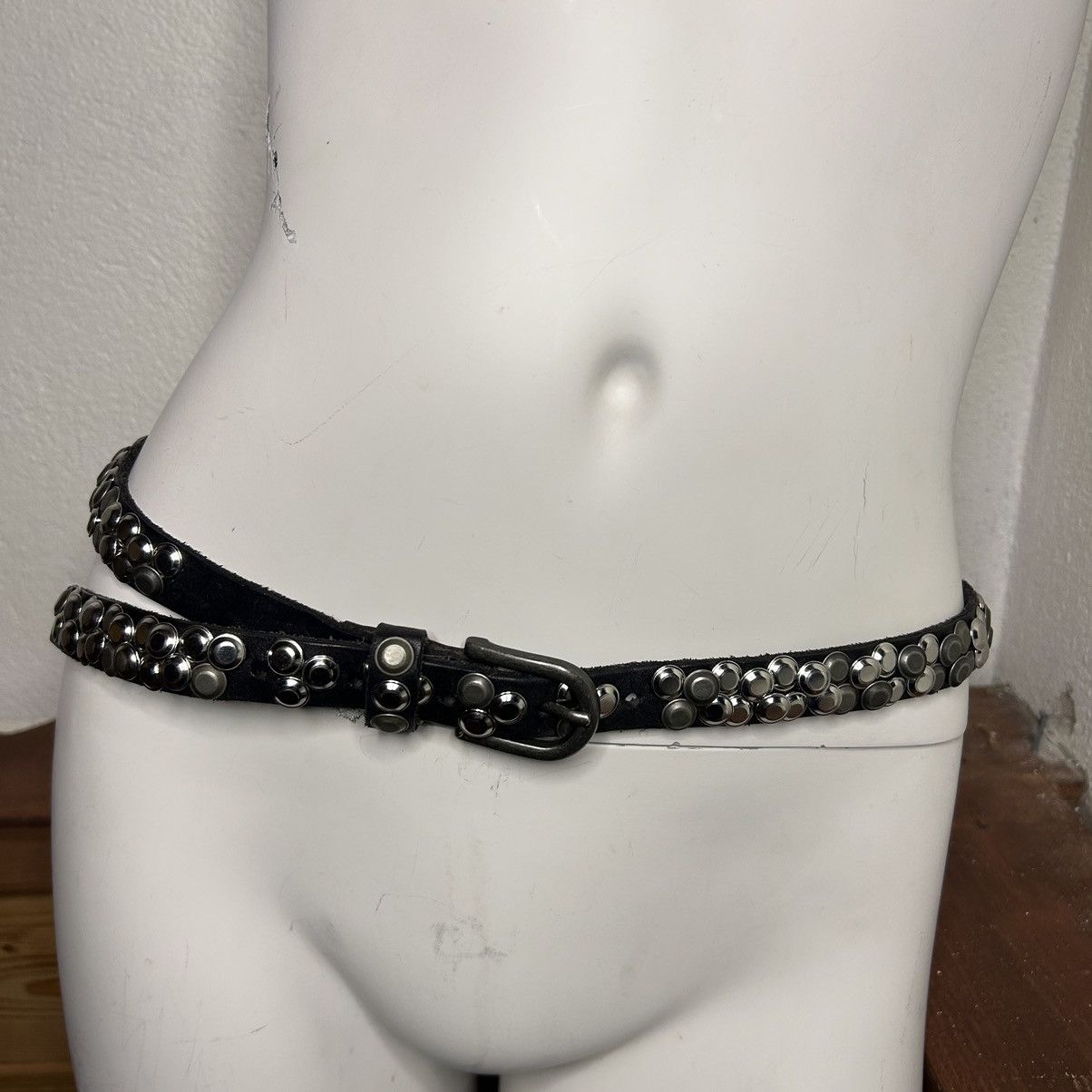 Affliction × Vintage Studded Skinny Leather Belt Vintage Size ONE SIZE - 9 Thumbnail