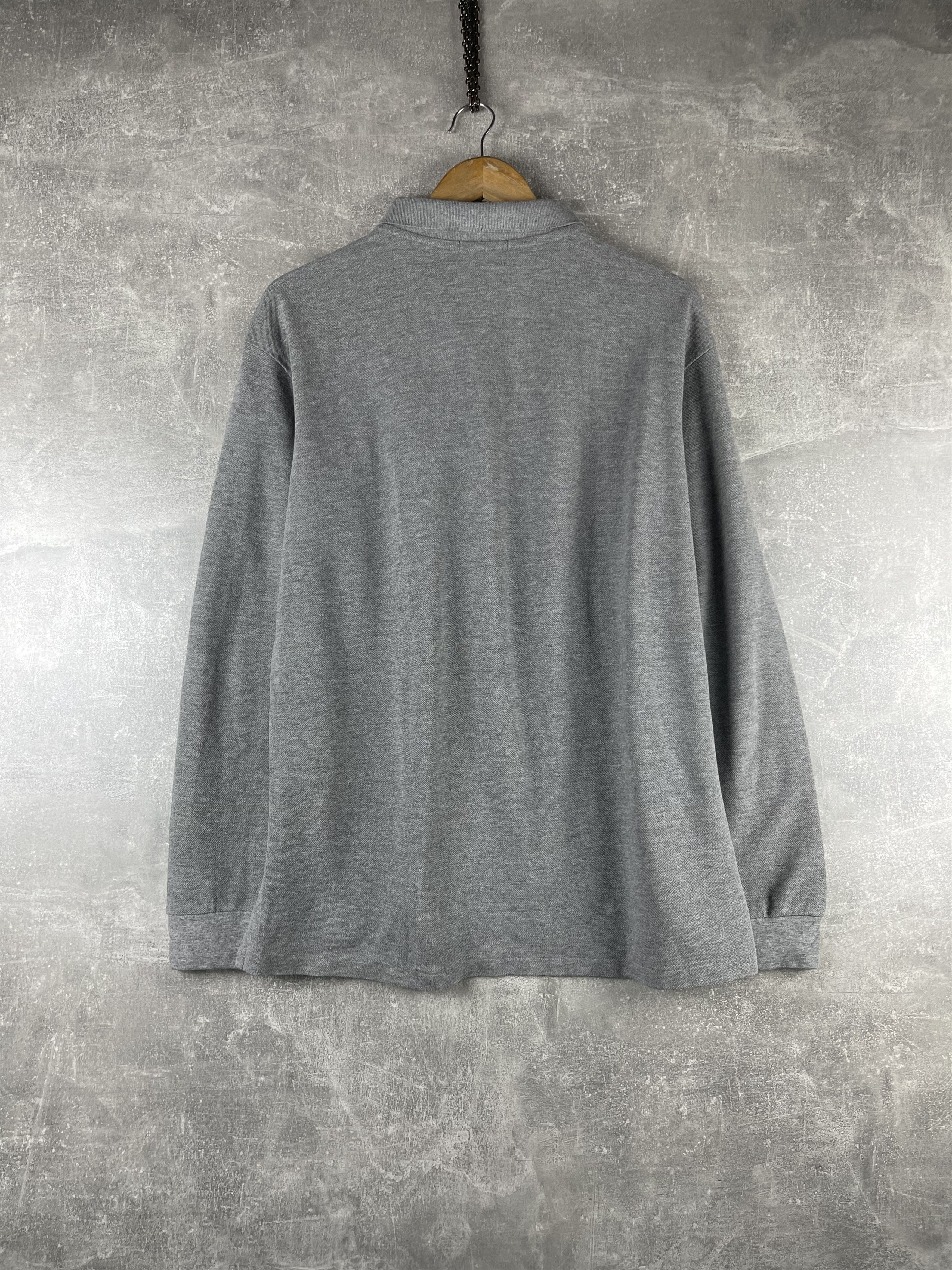 Polo Ralph Lauren Polo Ralph Lauren gray cotton button rugby longsleeve Size US M / EU 48-50 / 2 - 6 Thumbnail