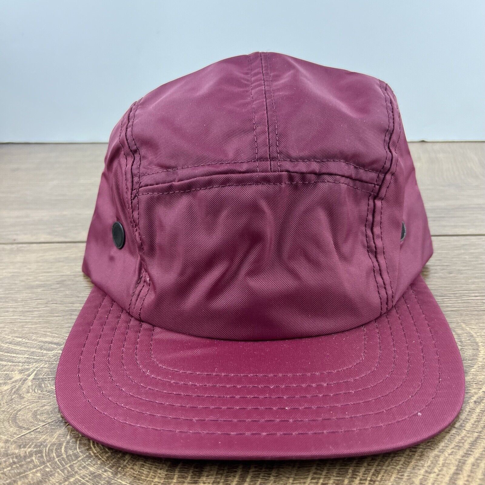 Other Maroon Red Running Hat Athletic Cap Red Adjustable Hat Red A Size ONE SIZE - 4 Thumbnail