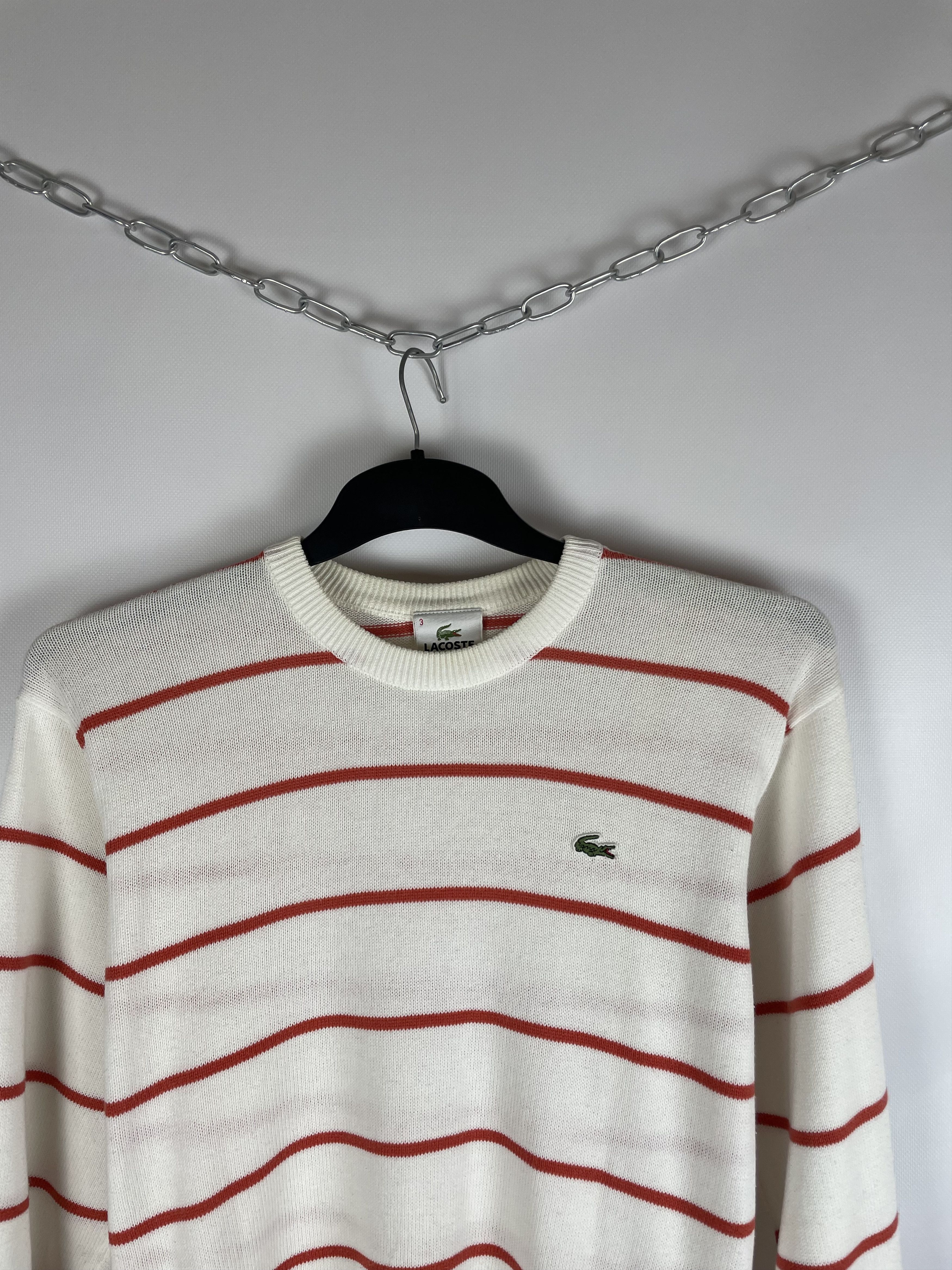 Lacoste Lacoste Vintage Check Knit Sweater Size US L / EU 52-54 / 3 - 3 Thumbnail