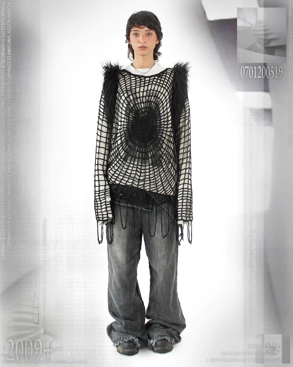 Other Ranger Cartel - IIMIIY2 wEb double-layer knit sweater Size US M / EU 48-50 / 2 - 4 Thumbnail