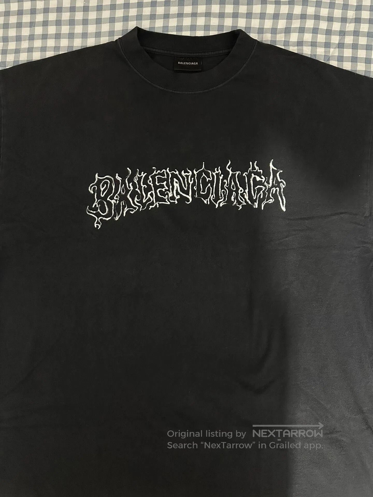 Balenciaga Balenciaga Flame Logo Short Sleeve T-shirt. Size US M / EU 48-50 / 2 - 1 Thumbnail