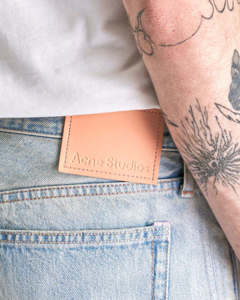 Acne Studios o1s1v1r1oon0825 Holo Mermaid Denim in Light Blue Size US 32 / EU 48 - 6 Thumbnail