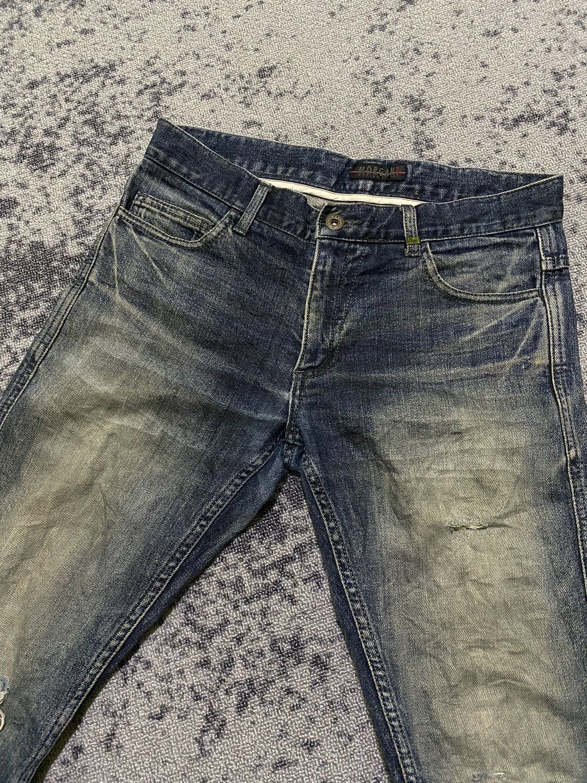 Japanese Brand × Morgan Homme Y2k Morgan ifsixwasnine Homme bootcut Jeans Size US 31 - 4 Thumbnail