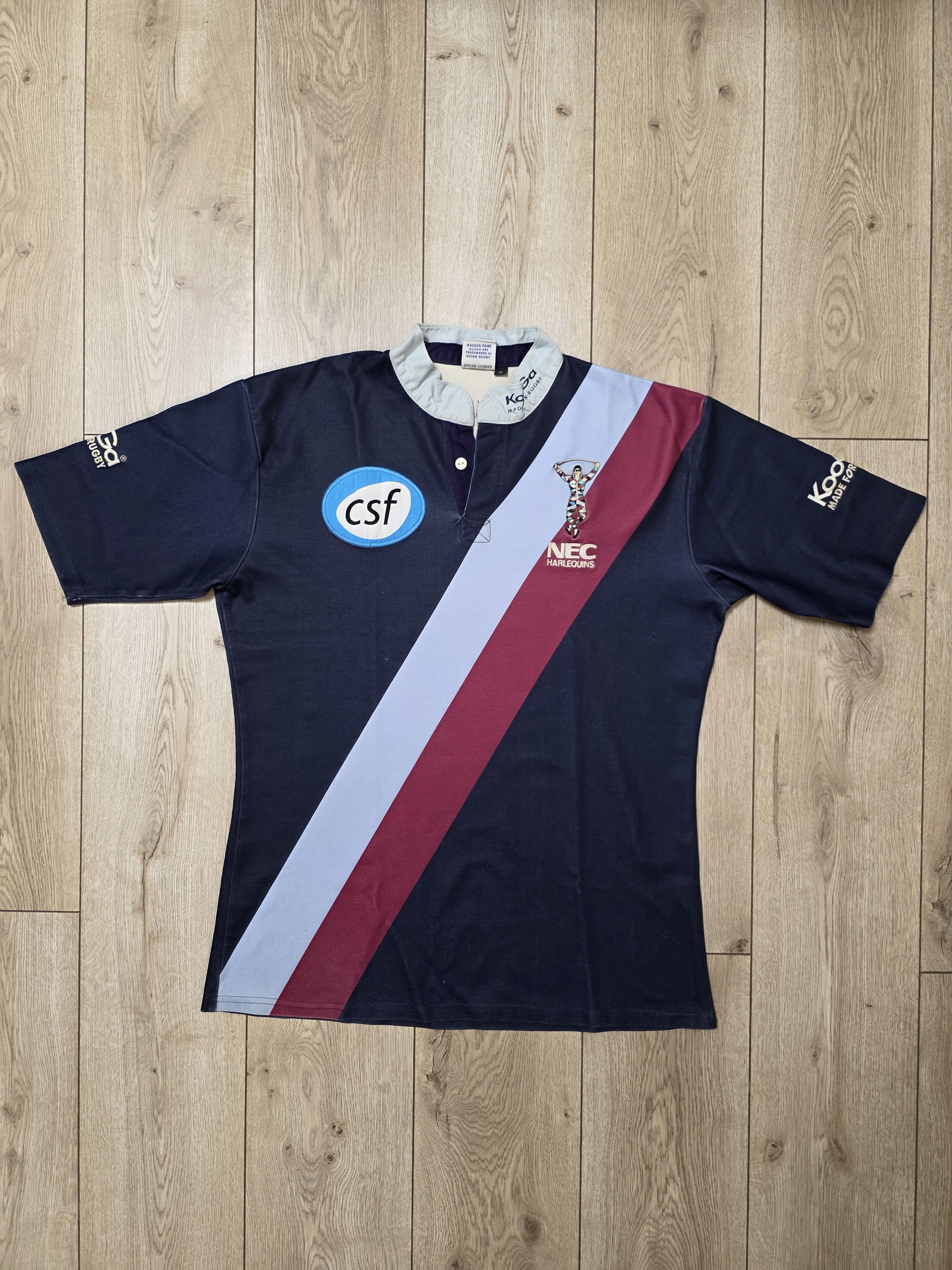 Vintage HARLEQUINS RUGBY JERSEY VINTAGE 2001 ENGLAND RUGBY SHIRT Size US XXL / EU 58 / 5 - 1 Thumbnail