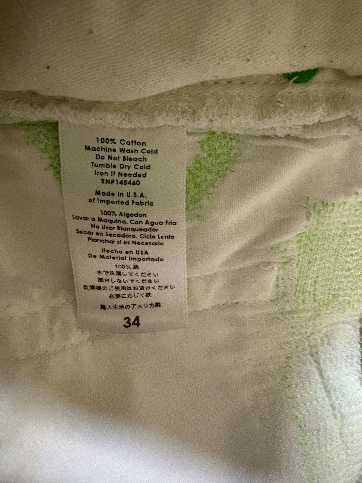 Other endless denim “green on white” size 34 Size US 34 / EU 50 - 3 Thumbnail