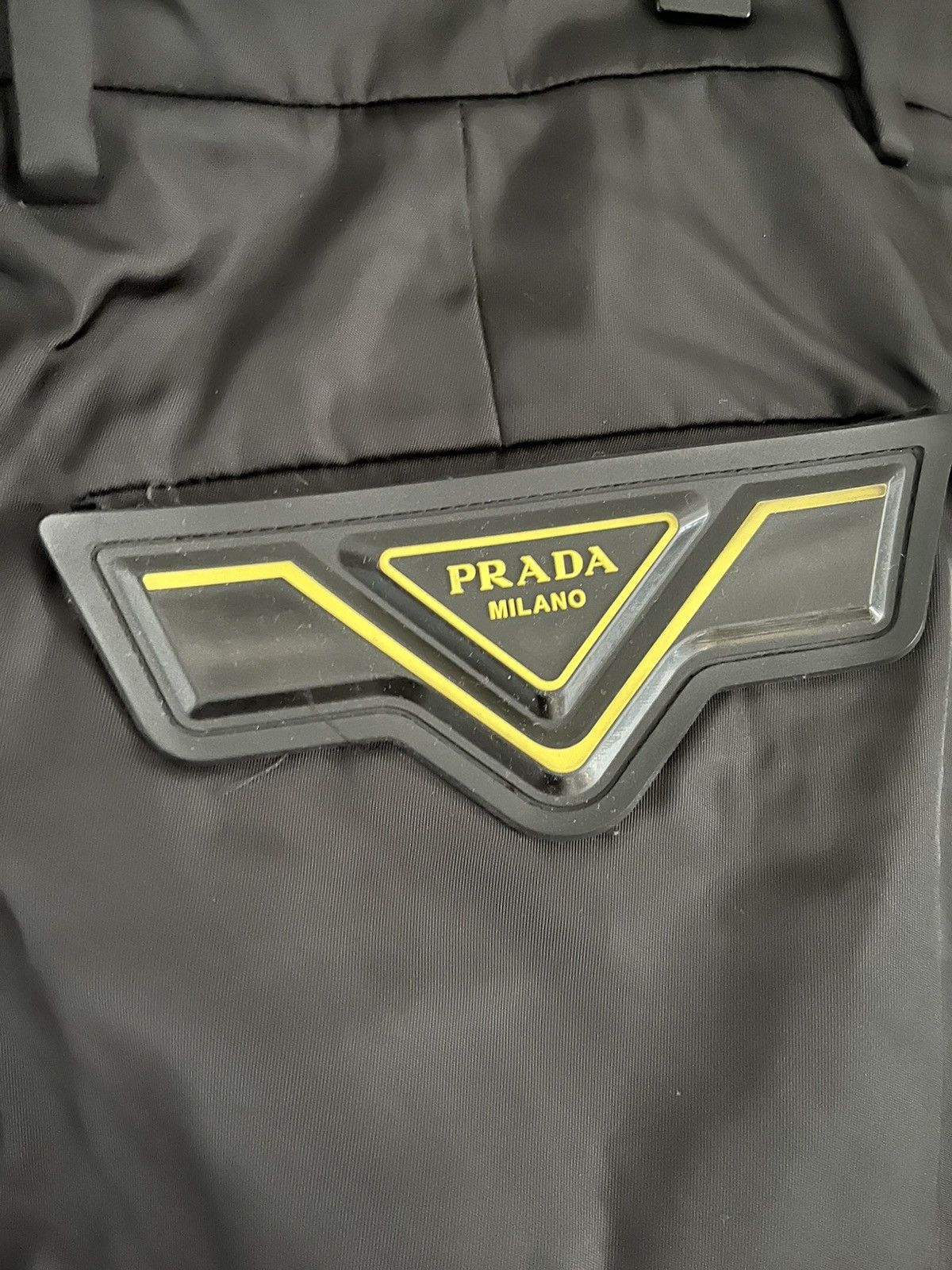 Prada Prada Re-Nylon Black Medium Trousers Size US 32 / EU 48 - 3 Thumbnail