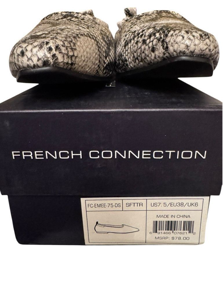 French Connection French Connection Jaymey Snake Print Flats Size US 7.5 / IT 37.5 - 4 Thumbnail
