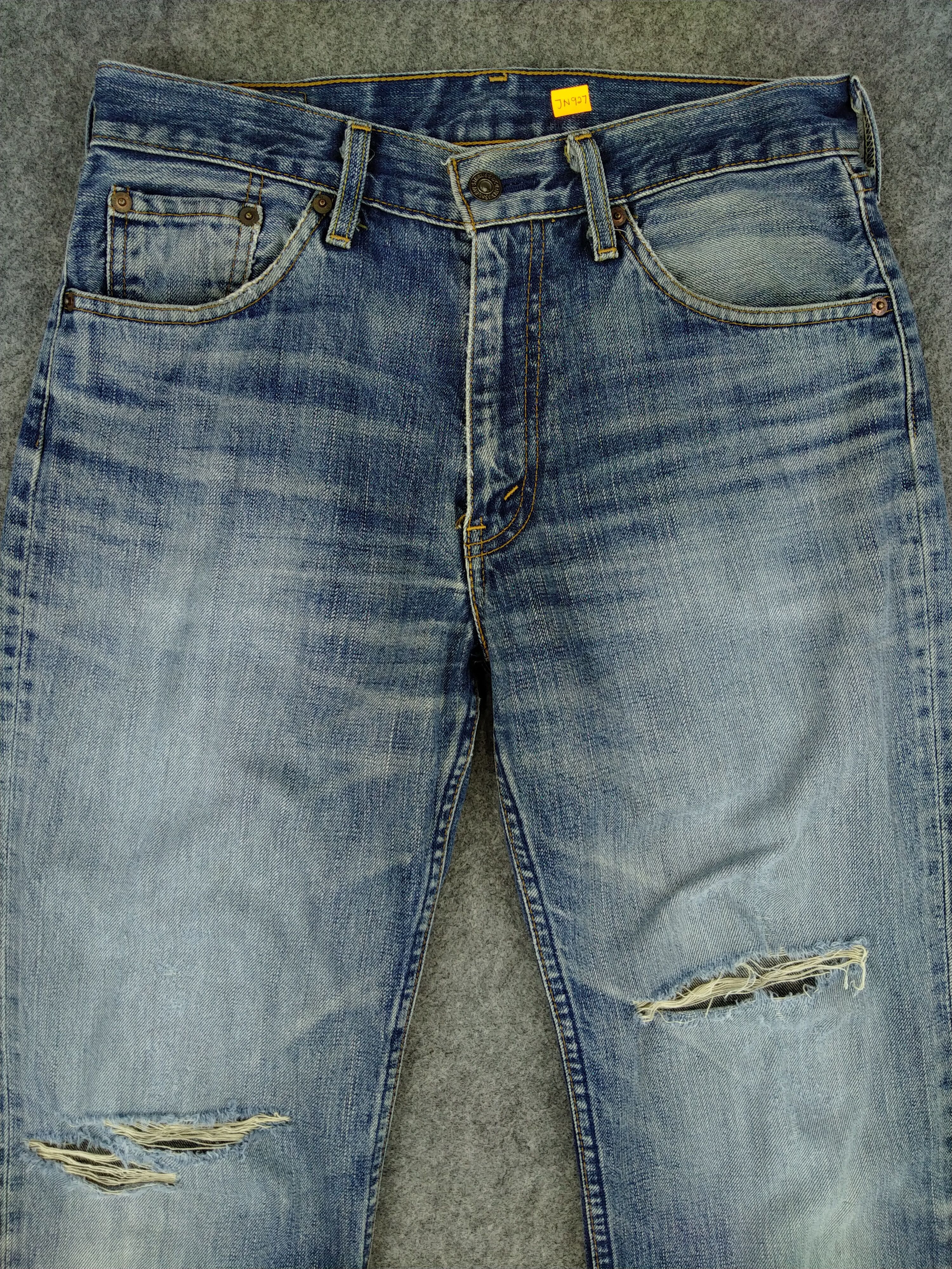 Levi's Dirty Used Blue Vintage Levi's 502 30x30.5 Denim -JN927 Size US 30 / EU 46 - 3 Thumbnail