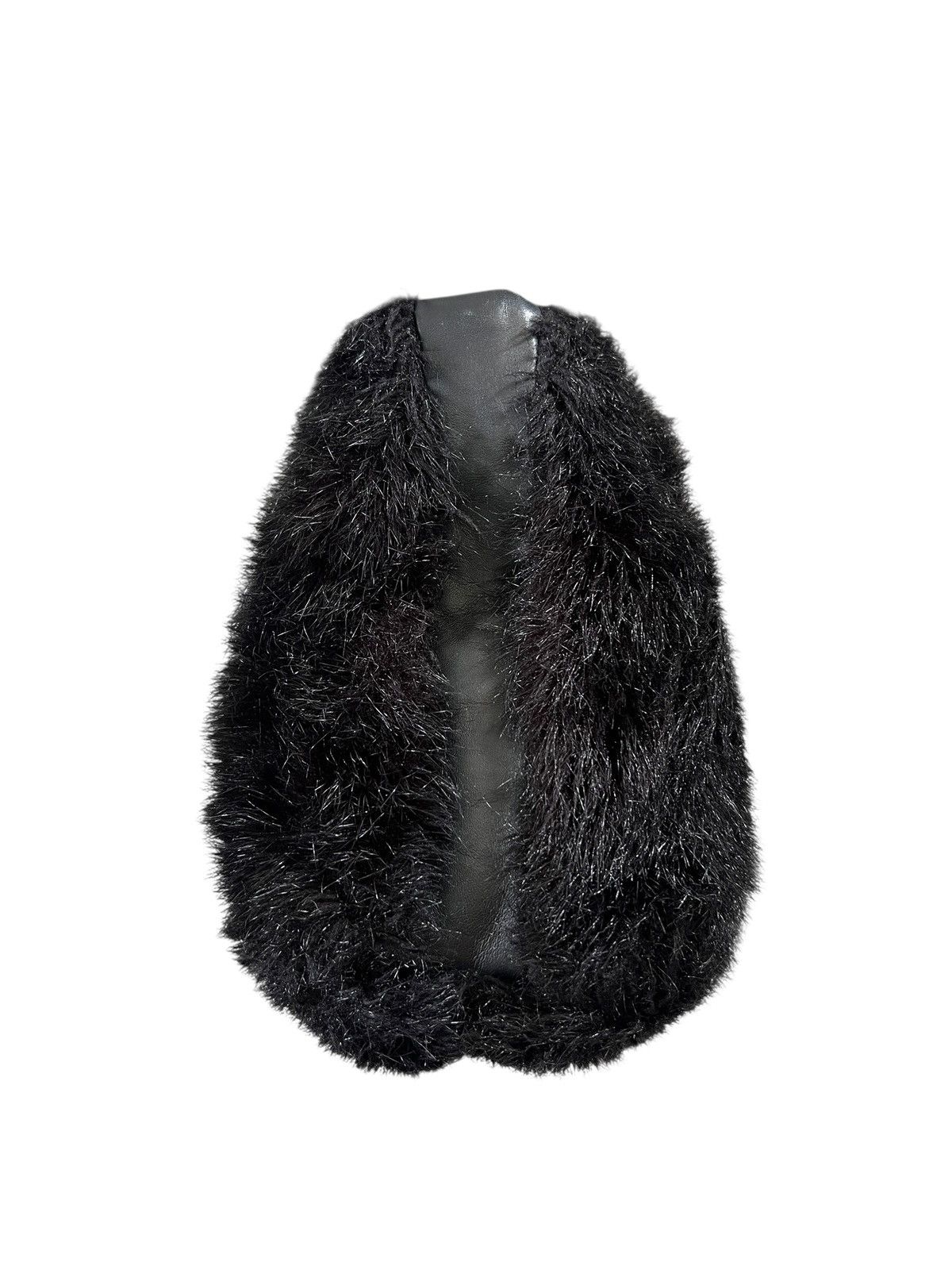 Tsumori Chisato 2000s Tsumori Chisato Leather Fur Shoulder Bag Size ONE SIZE - 5 Thumbnail