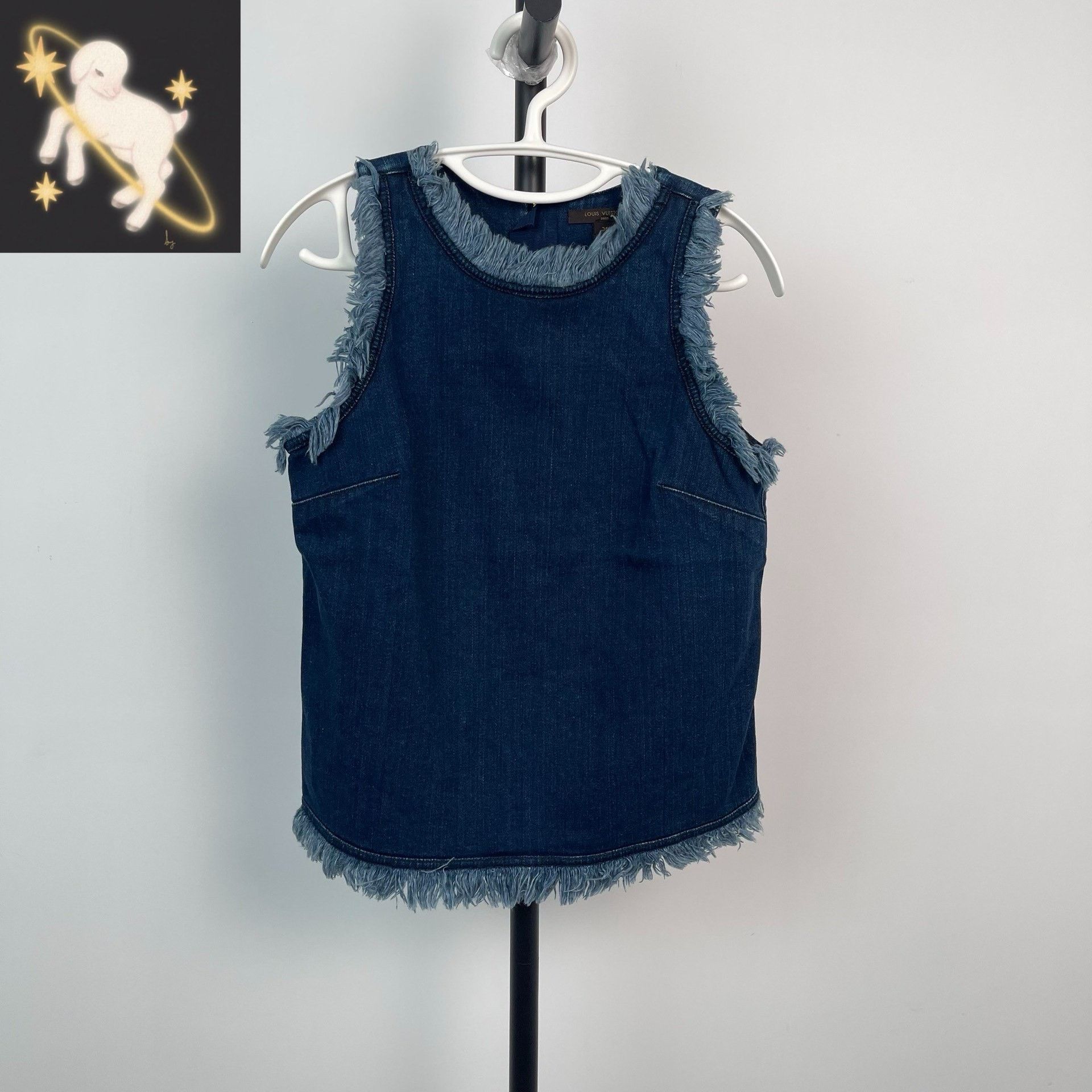 Louis Vuitton Louis Vuitton Blue Vest 36 Women Size S / US 4 / IT 40 - 1 Thumbnail