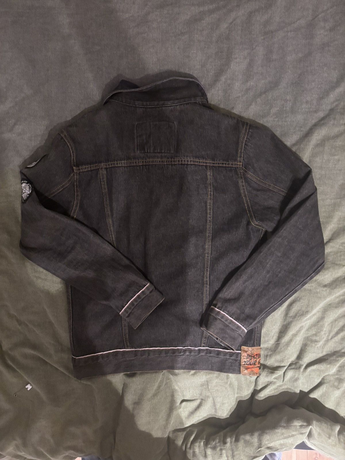 Evisu rare evisu x D*face collab 2014 selvedge denim jacket Size US S / EU 44-46 / 1 - 11 Thumbnail