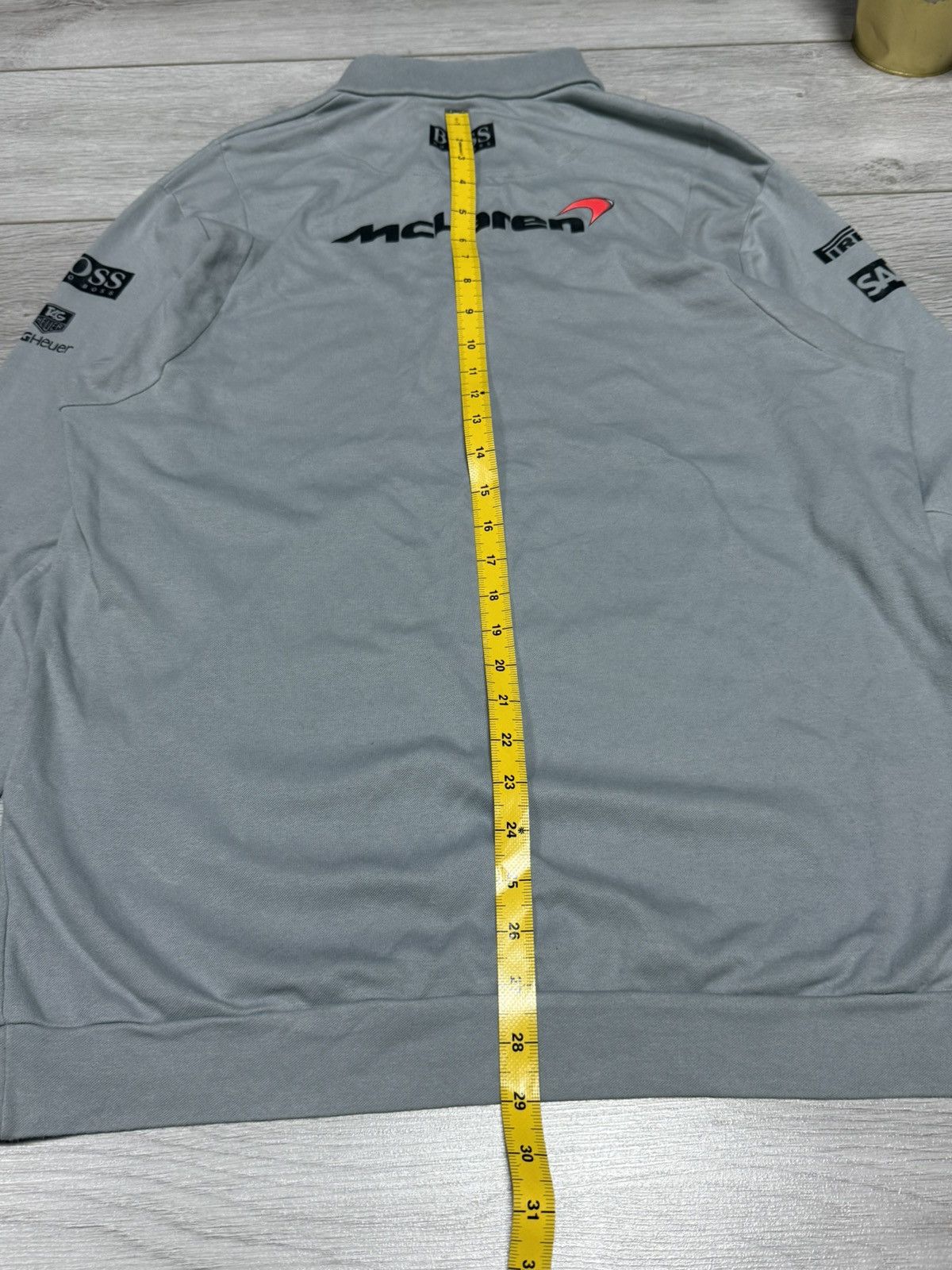 Hugo Boss × Mercedes-Benz BOSS x Mercedes McLaren quarter zip 1/4 sweater big logo Size US XXL / EU 58 / 5 - 6 Thumbnail