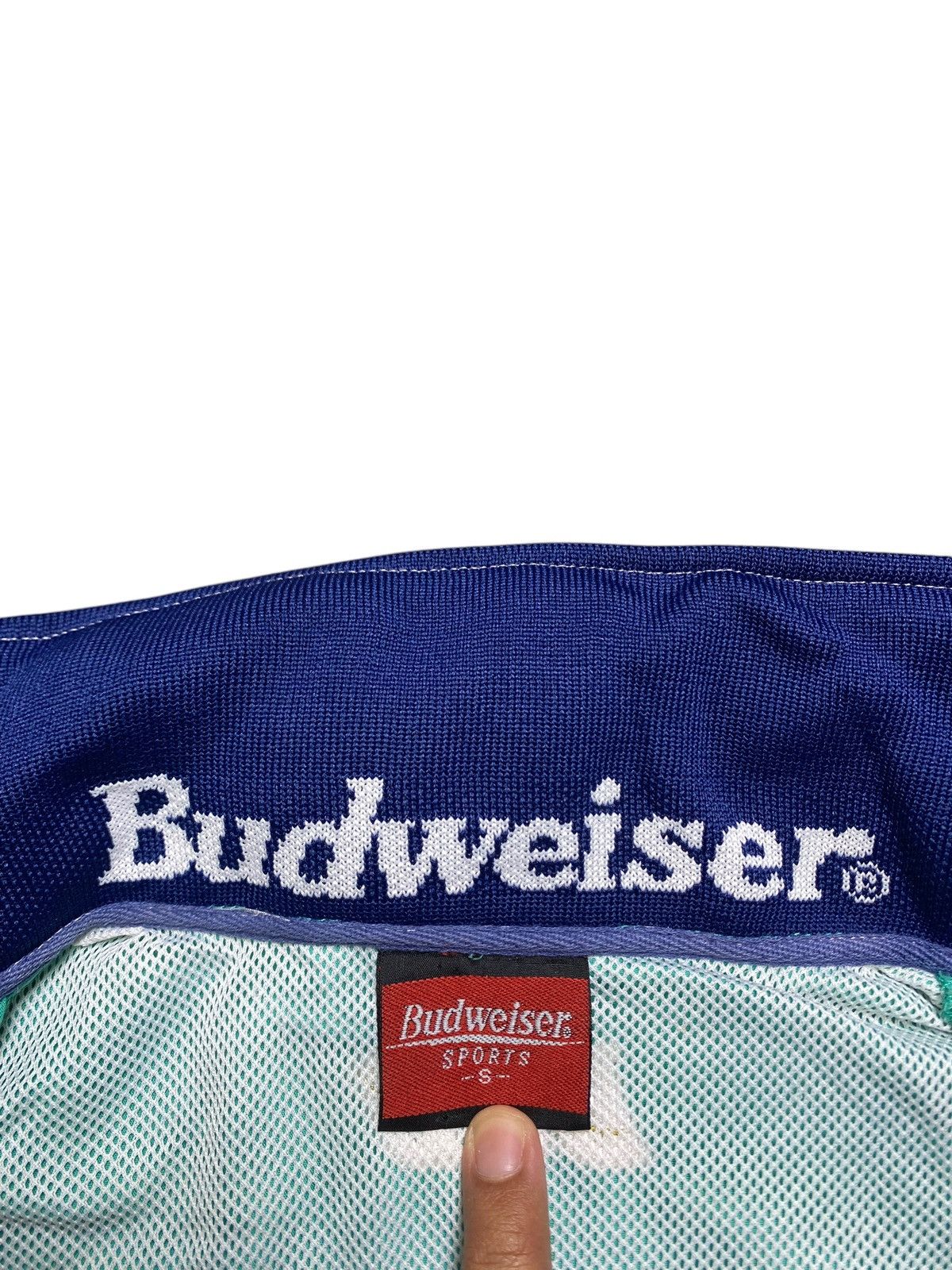 Vintage VINTAGE BUDWEISER SPORT RACING JACKET Size US L / EU 52-54 / 3 - 7 Thumbnail