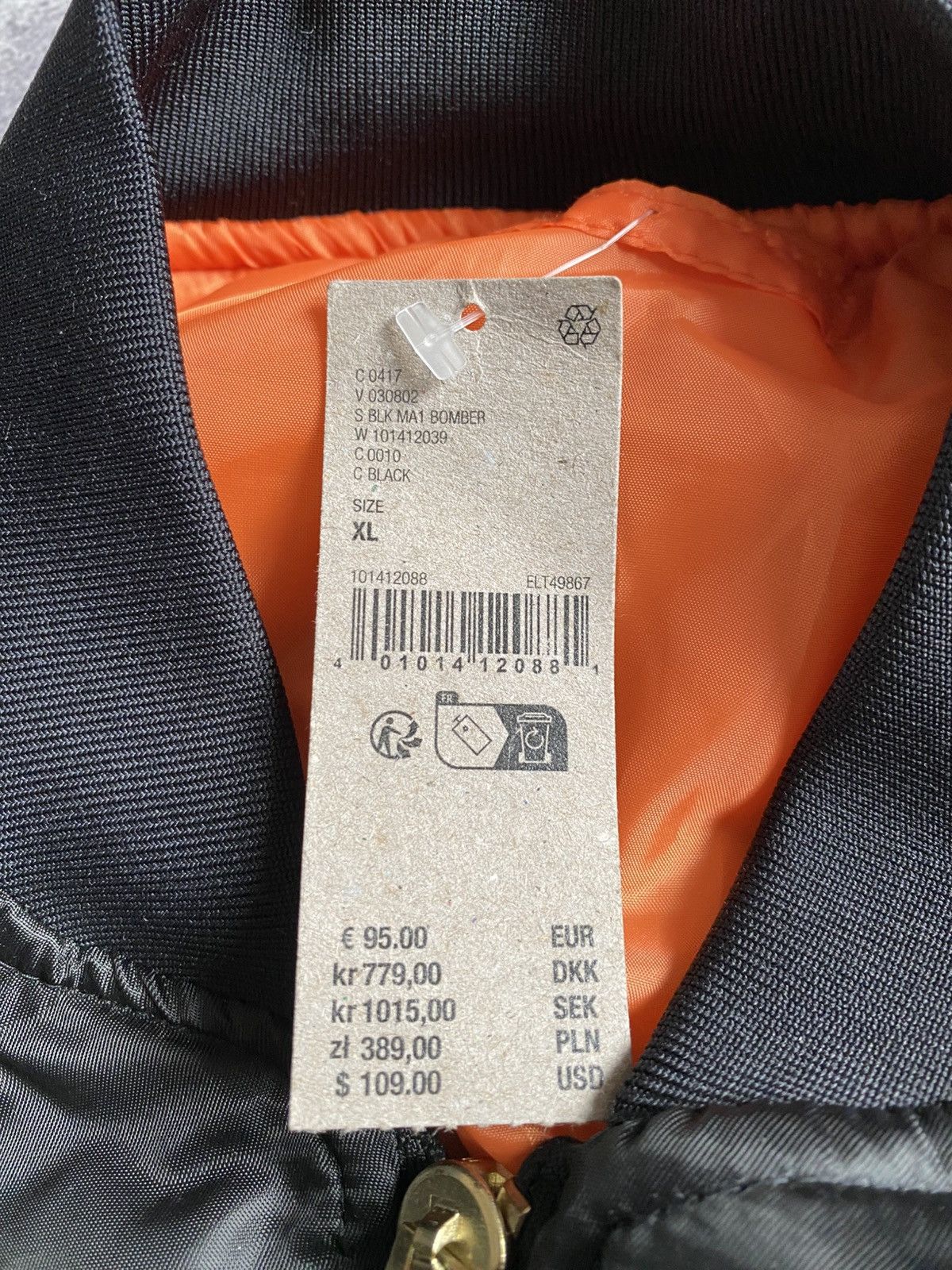 Vintage Vintage MA-1 Jacket Flyer’s US Airforce Size XL Nylon Bomber Size US XL / EU 56 / 4 - 9 Thumbnail