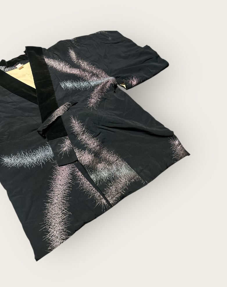 Japanese Brand YOHJI YAMAMOTO STYLE KIMΟΝΟ with flashing thread embroidery Size US M / EU 48-50 / 2 - 2 Thumbnail