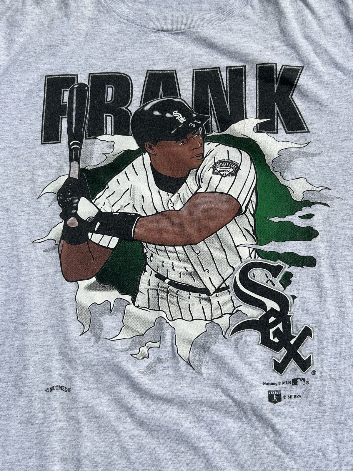 Nutmeg Nutmeg White Sox Frank Thomas T-shirt size-XL Size US XL / EU 56 / 4 - 3 Thumbnail